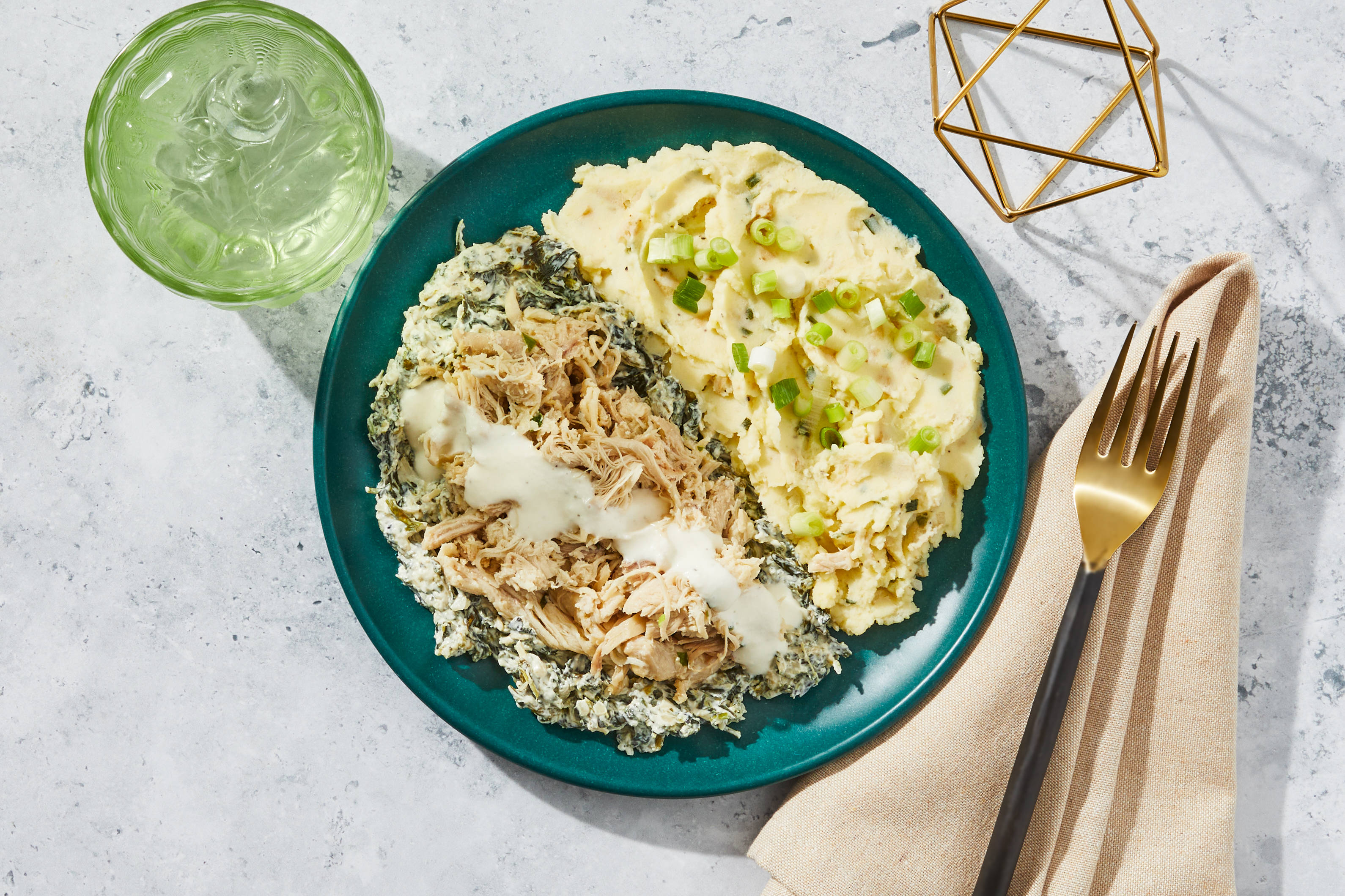 Spinach & Onion Chicken Thighs