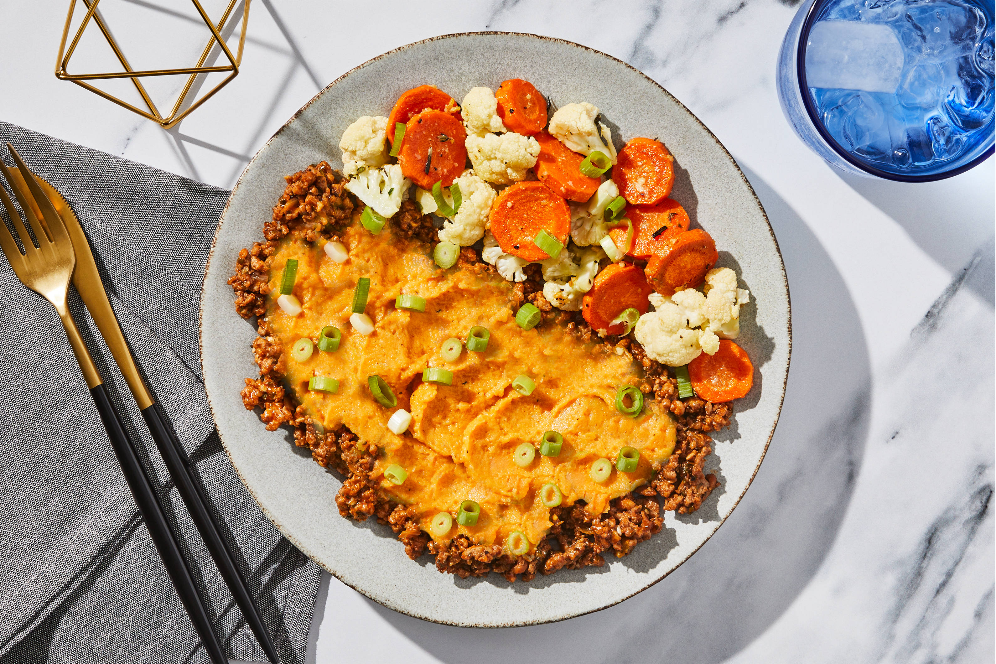 Sweet Potato Pork Shepherd's Pie