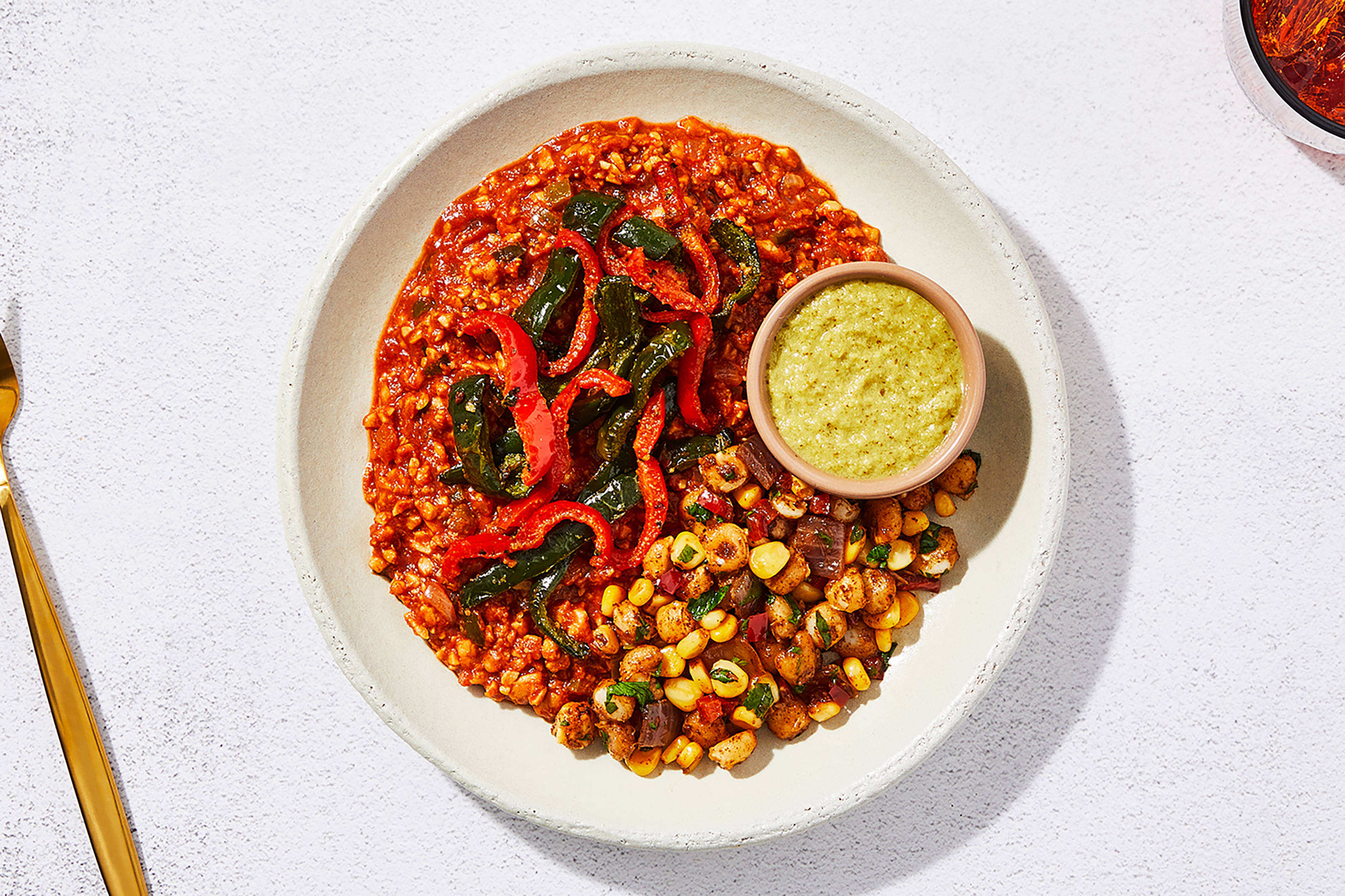 Tempeh & Poblano Chili