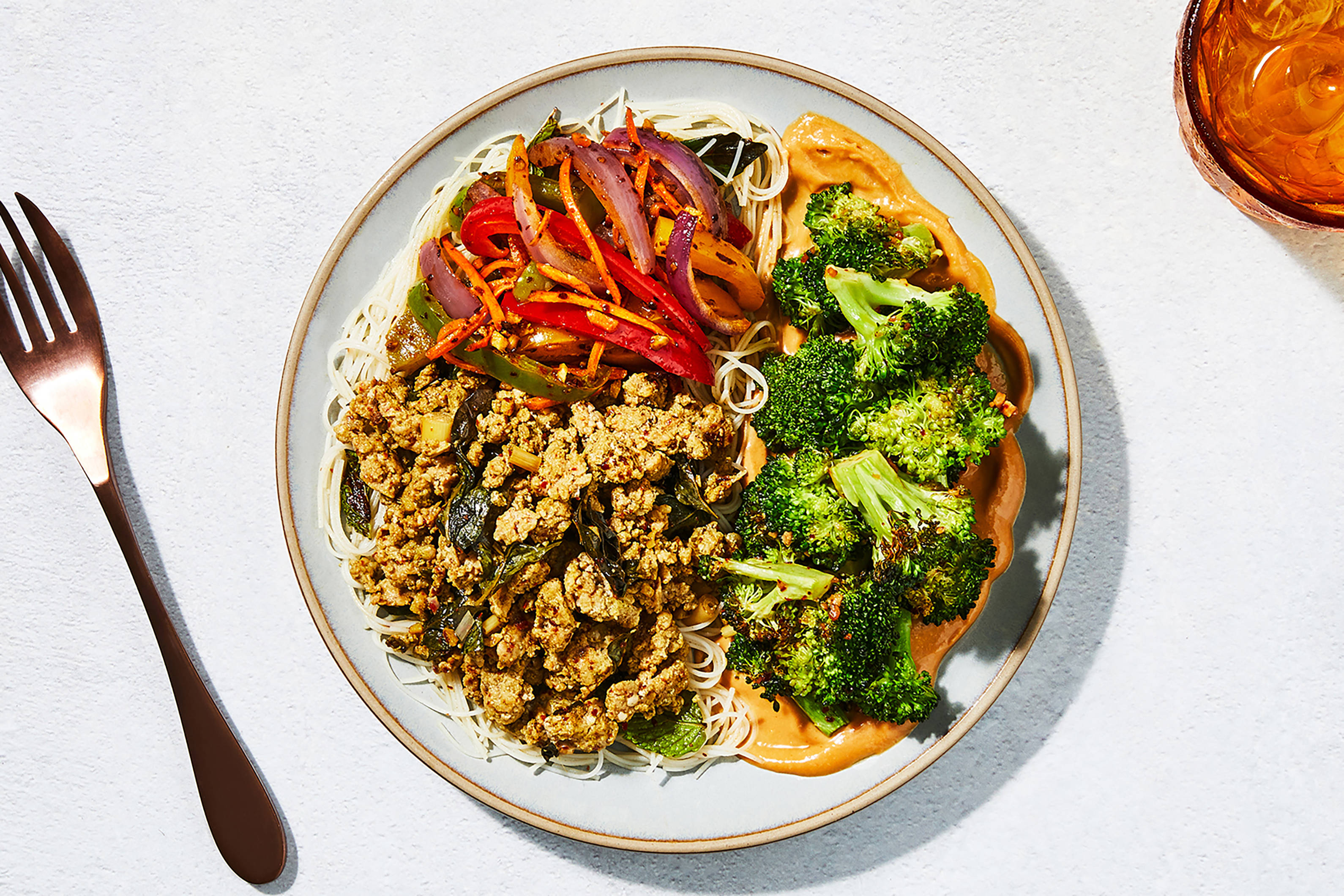 Thai Basil Ground Chicken Bowl