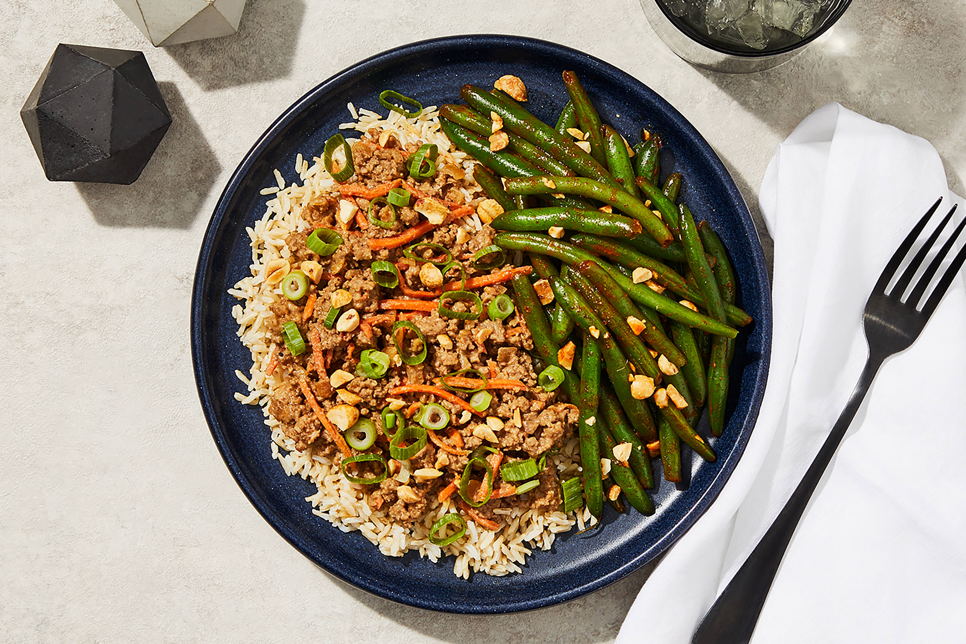 Thai Peanut Beef & Rice