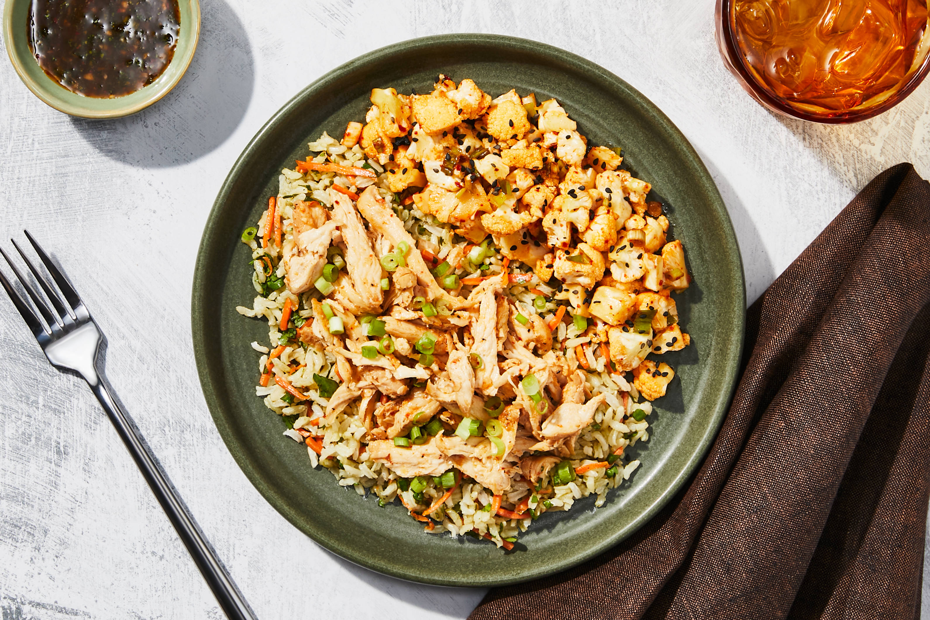Thai-Style Shredded Chicken & Rice