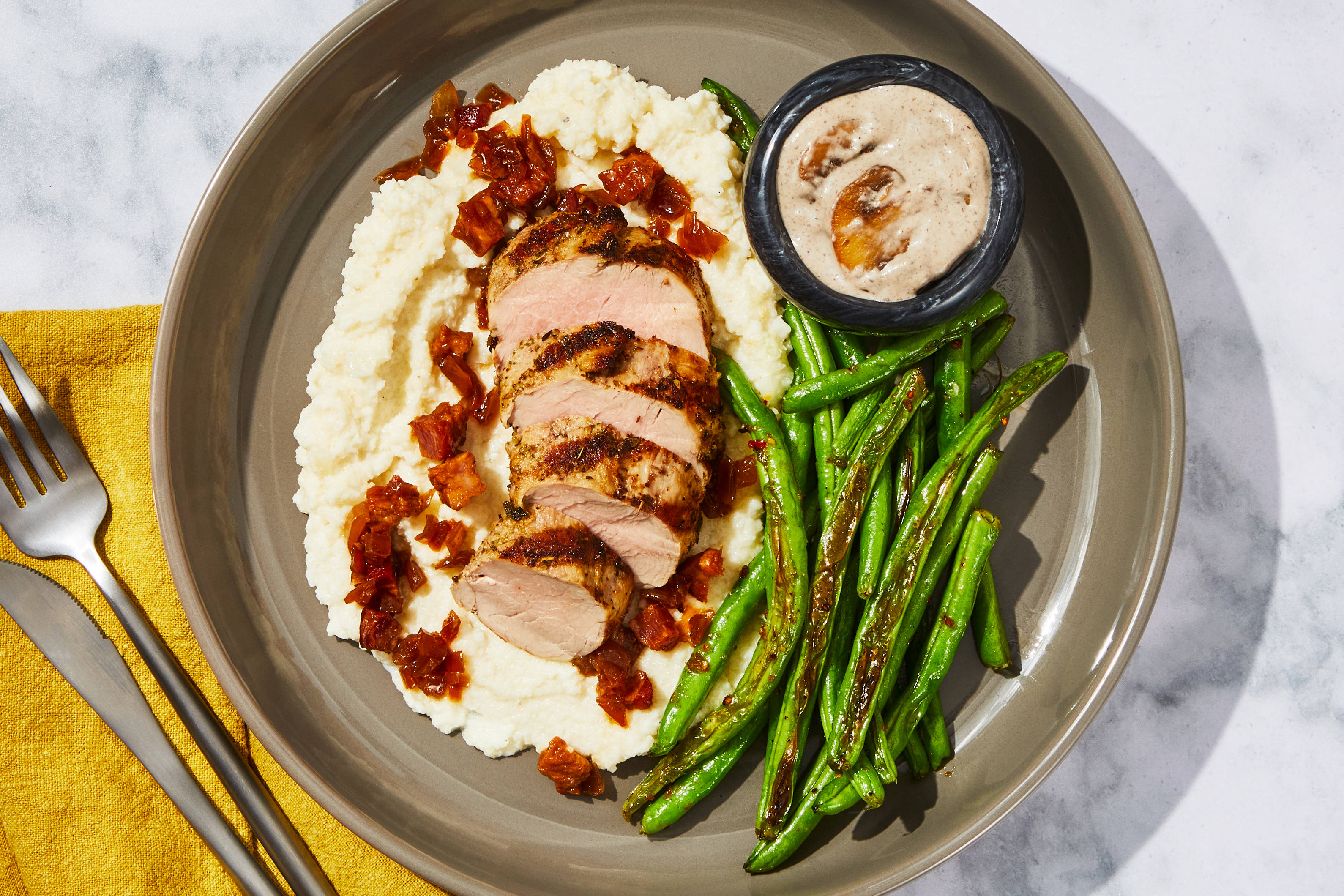 Bacon & Onion Pork Tenderloin