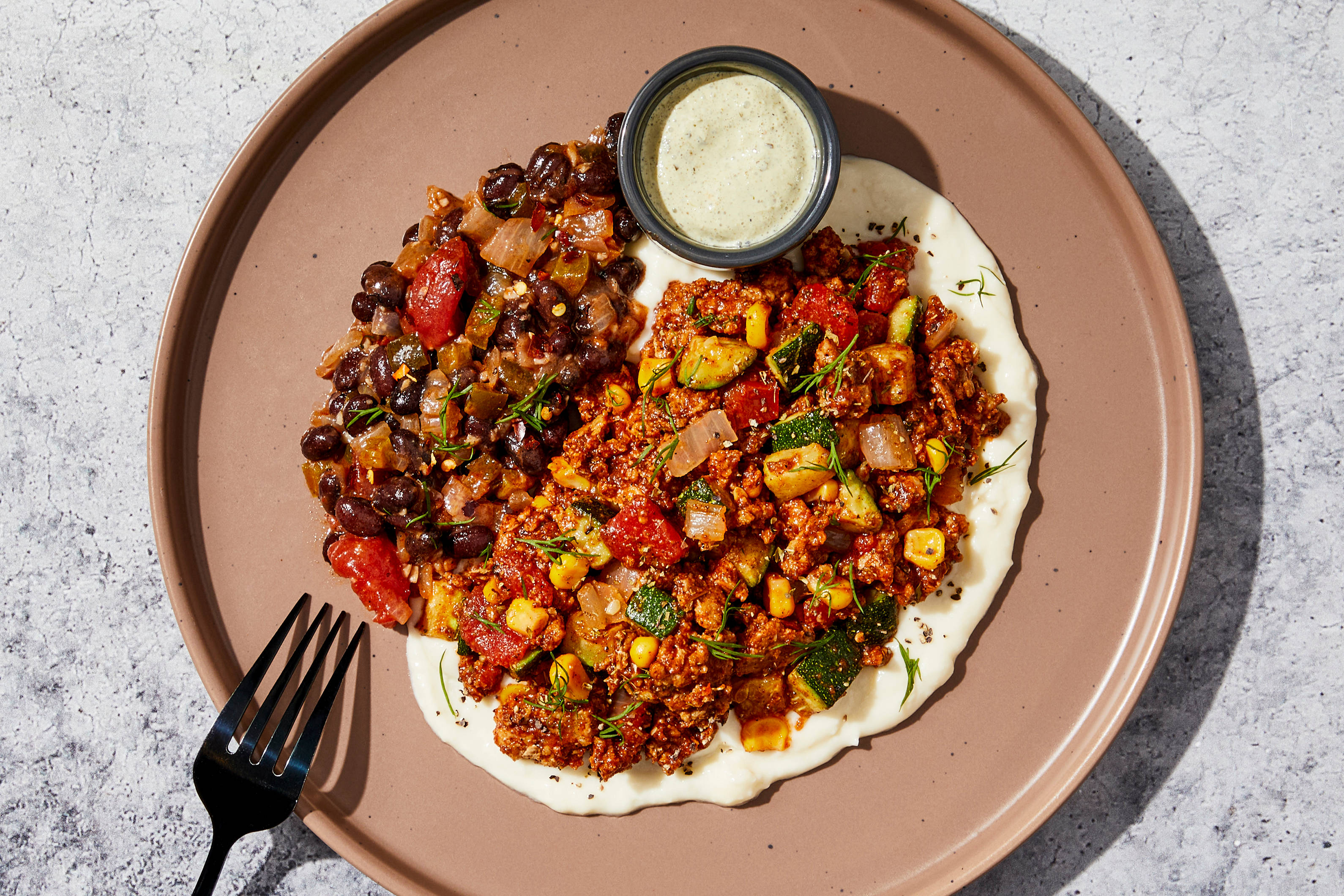 Southwestern-Style Ground Pork & Calabacitas