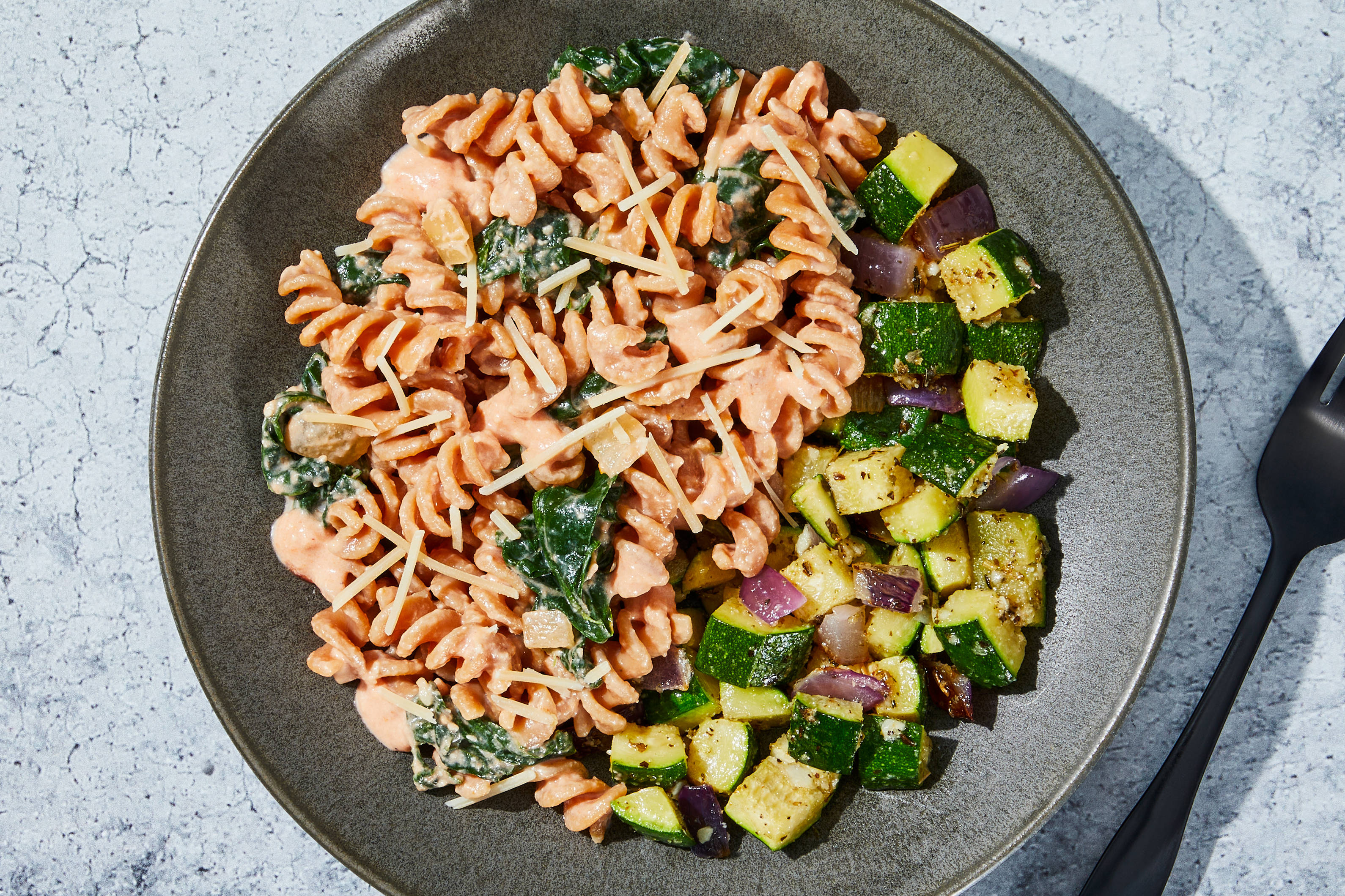 Sun-Dried Tomato & Spinach Fusilli
