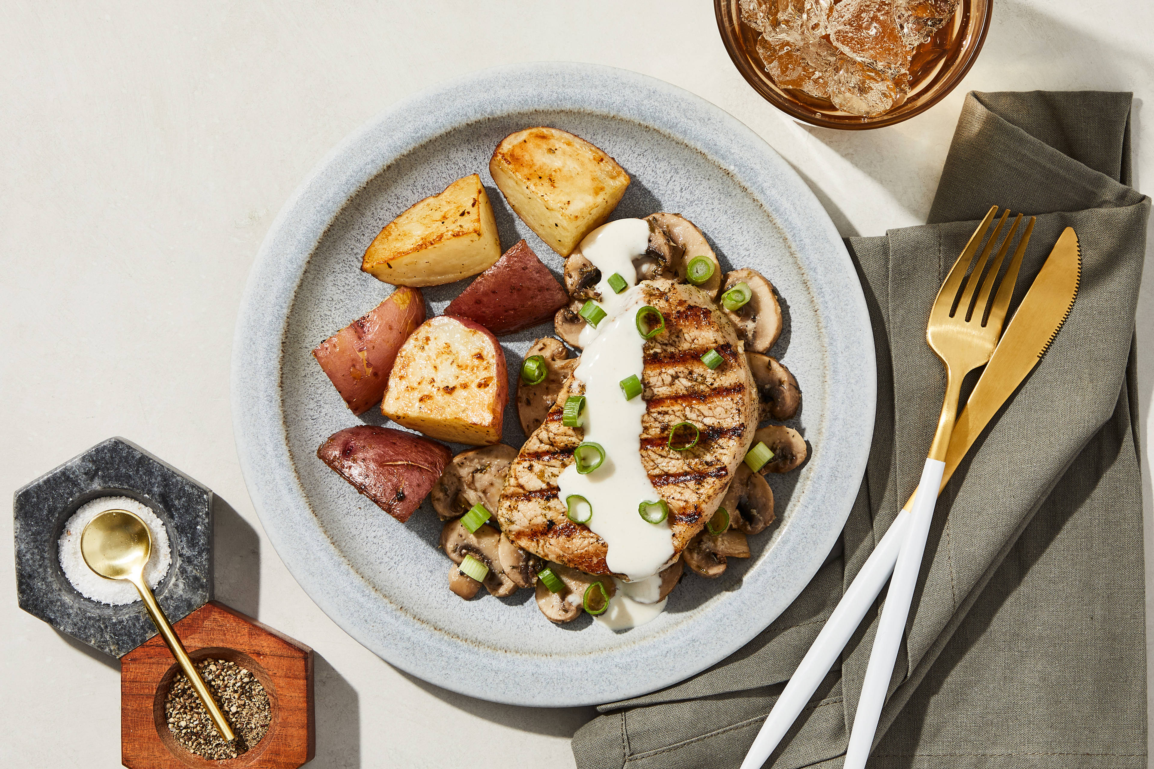 Truffle Mushroom Pork Chop