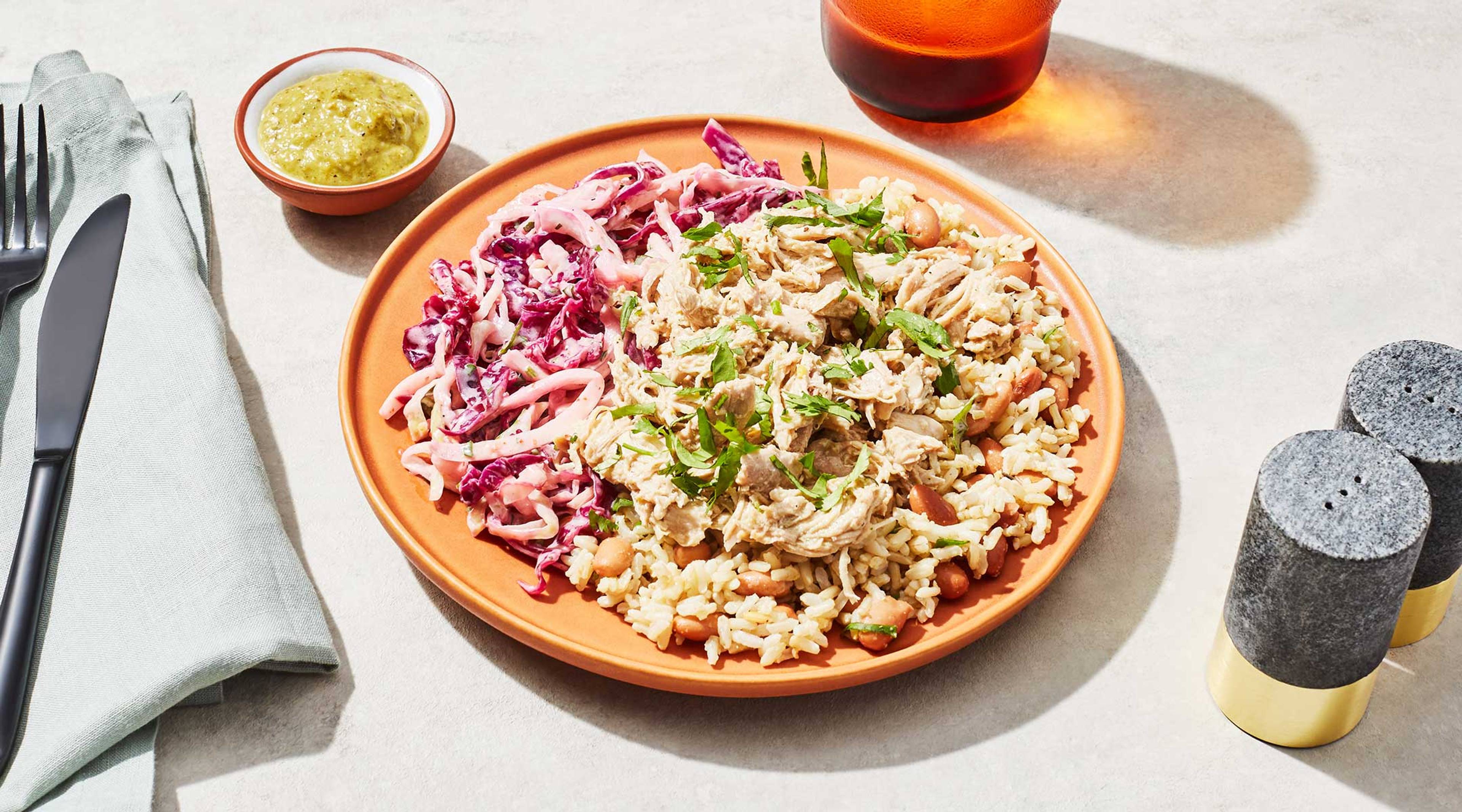 Peruvian Shredded Chicken Thighs