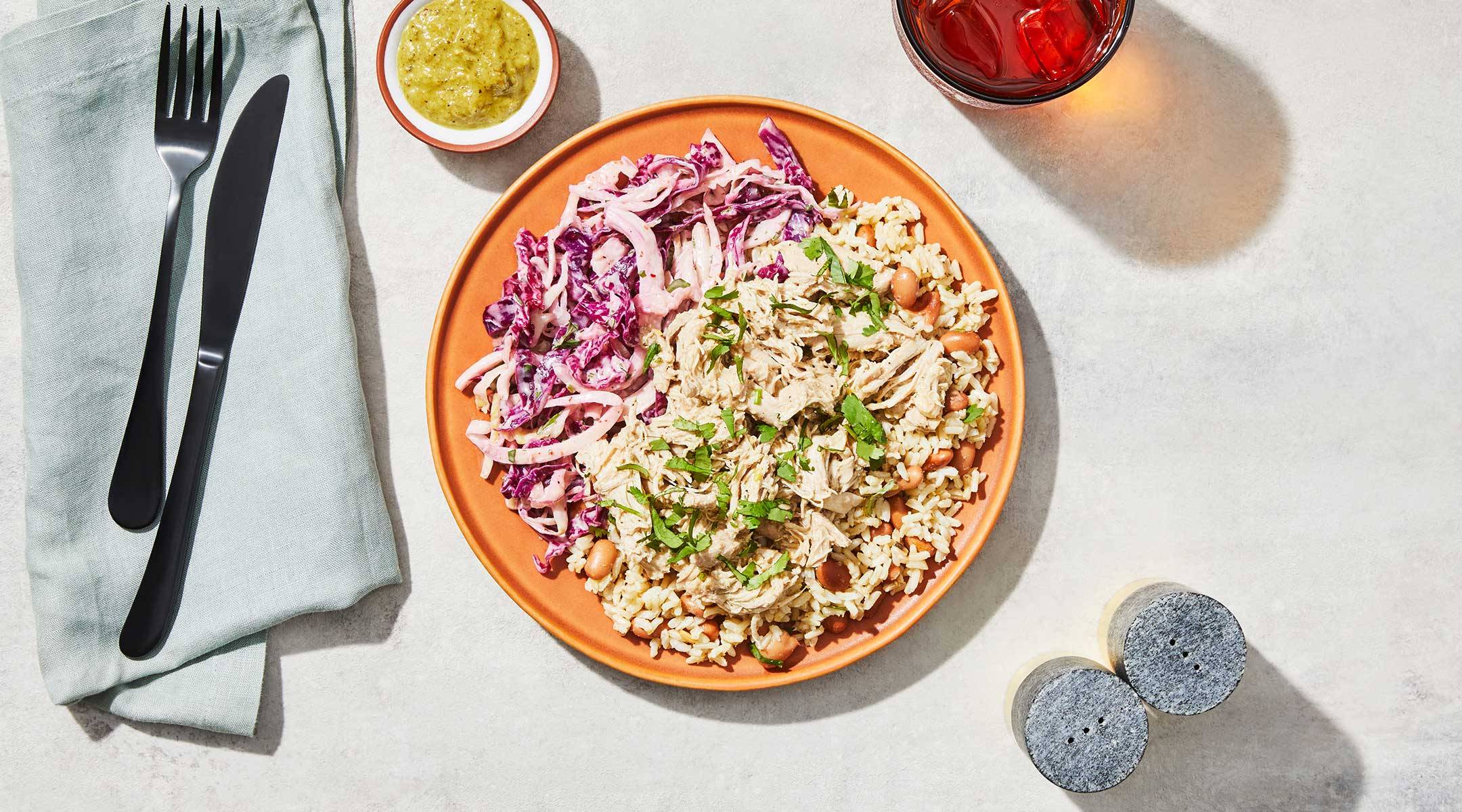 Peruvian Shredded Chicken Thighs