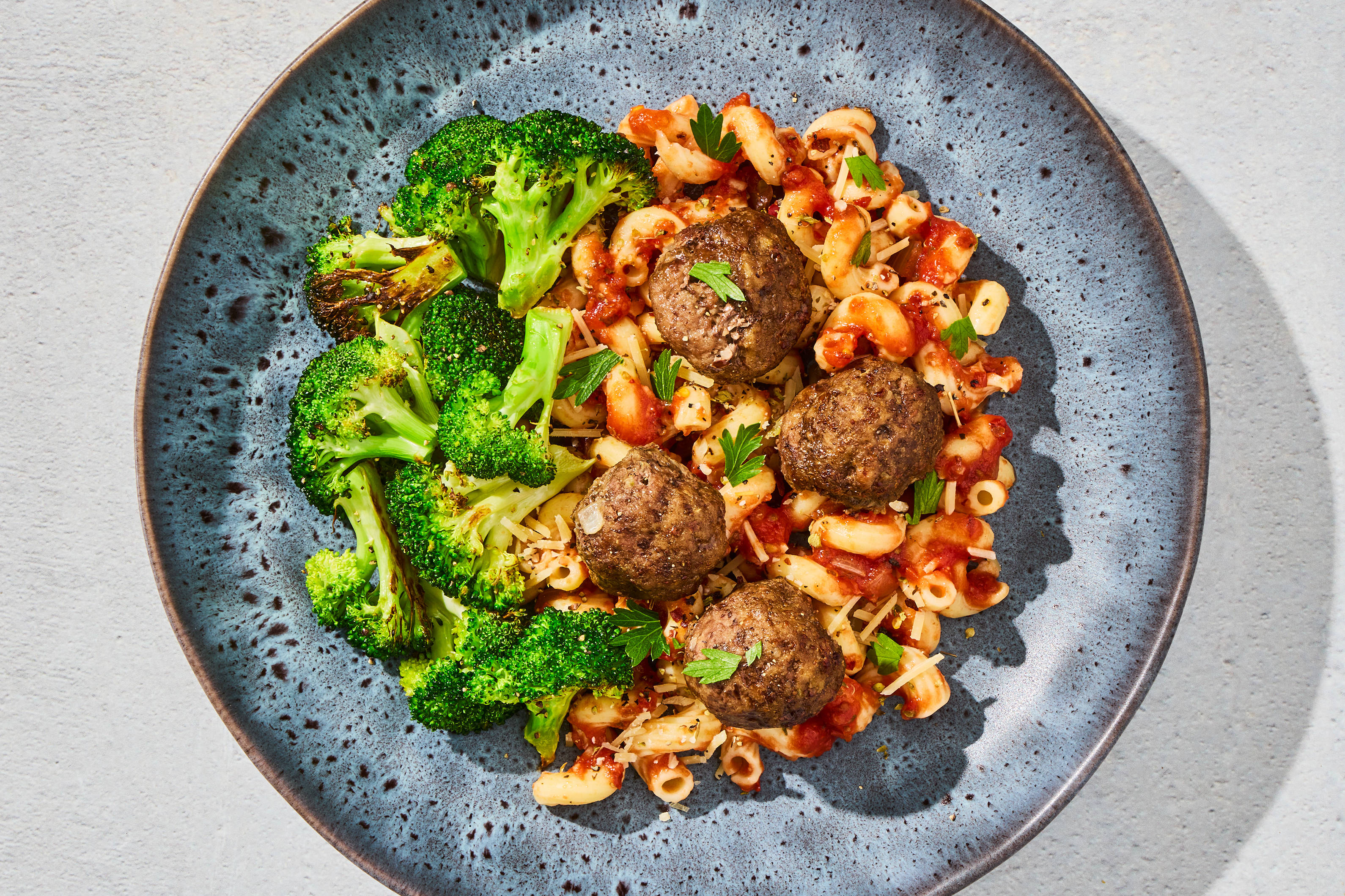 Cavatappi & Meatballs