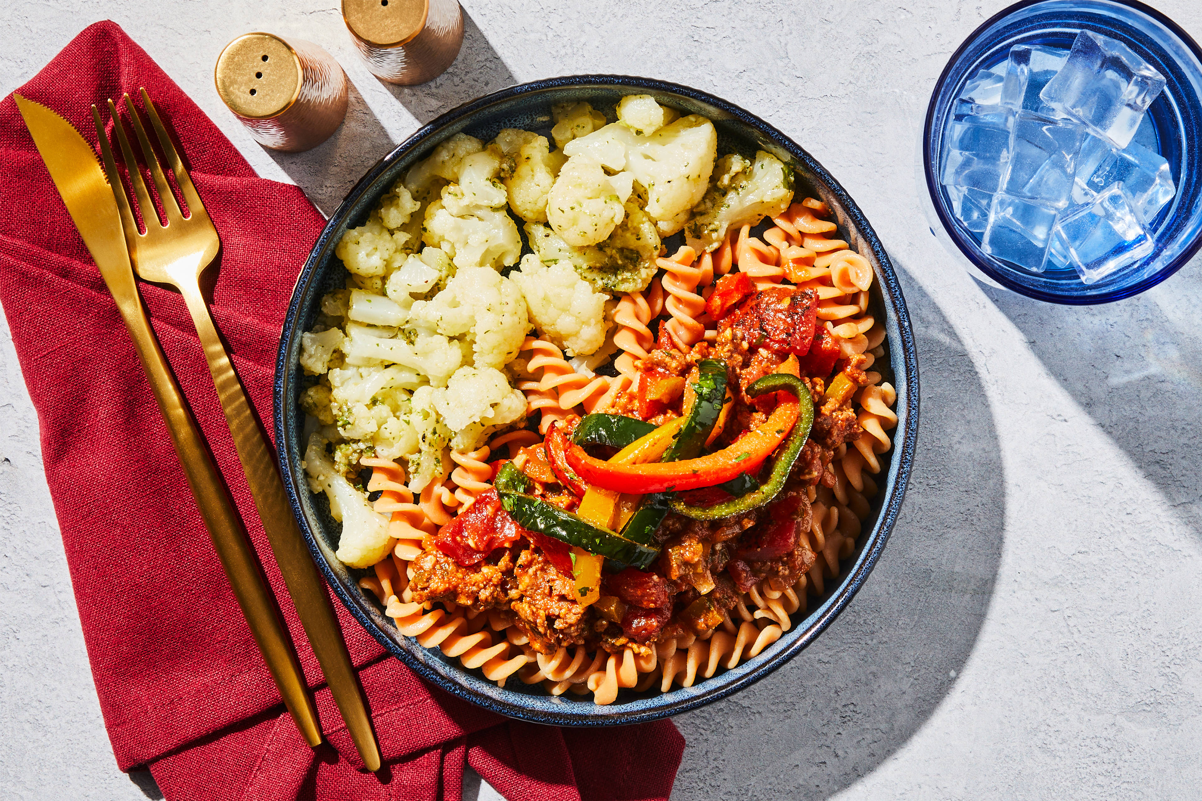 Chorizo & Roasted Pepper Pasta