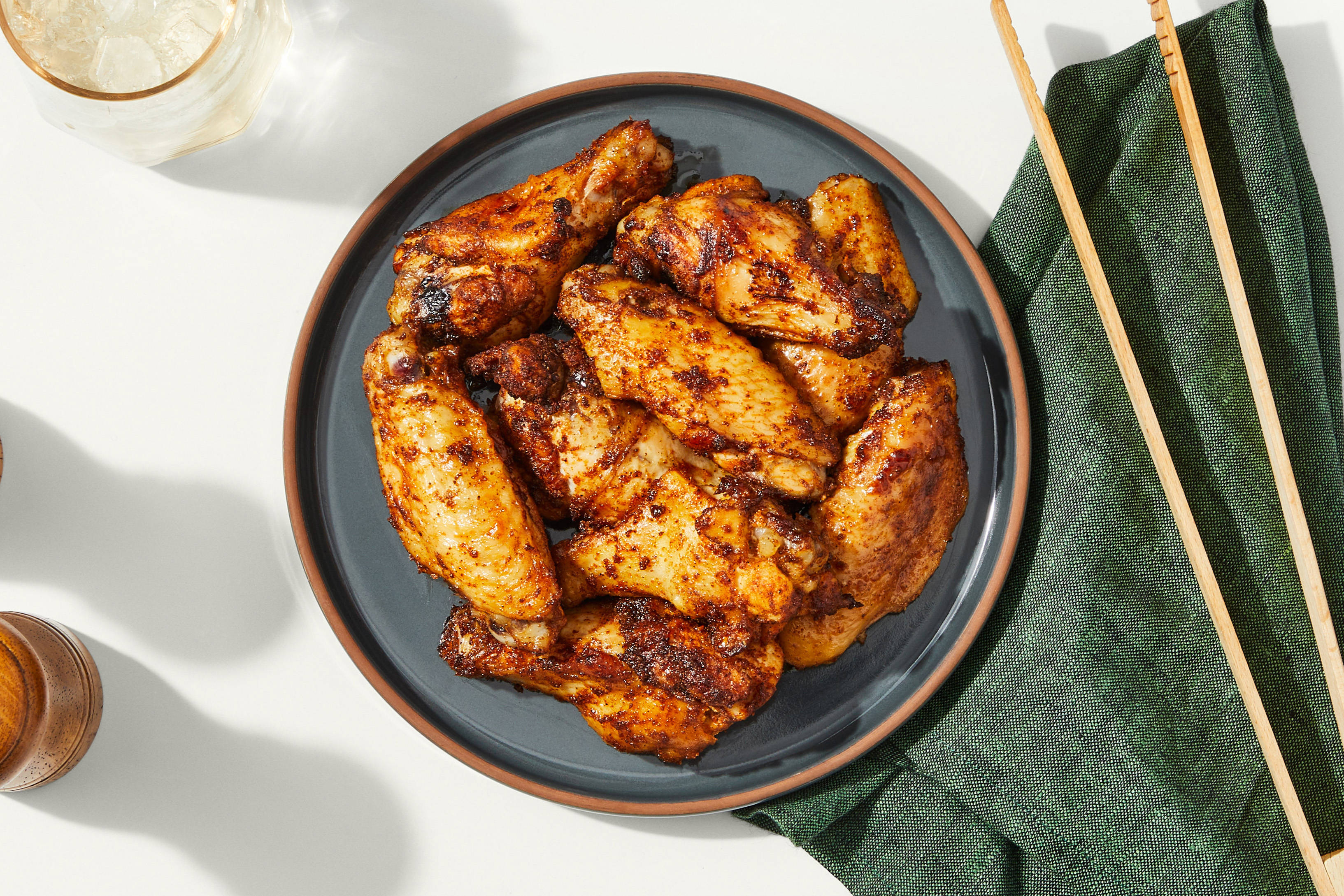 Roasted BBQ-Rubbed Chicken Wings