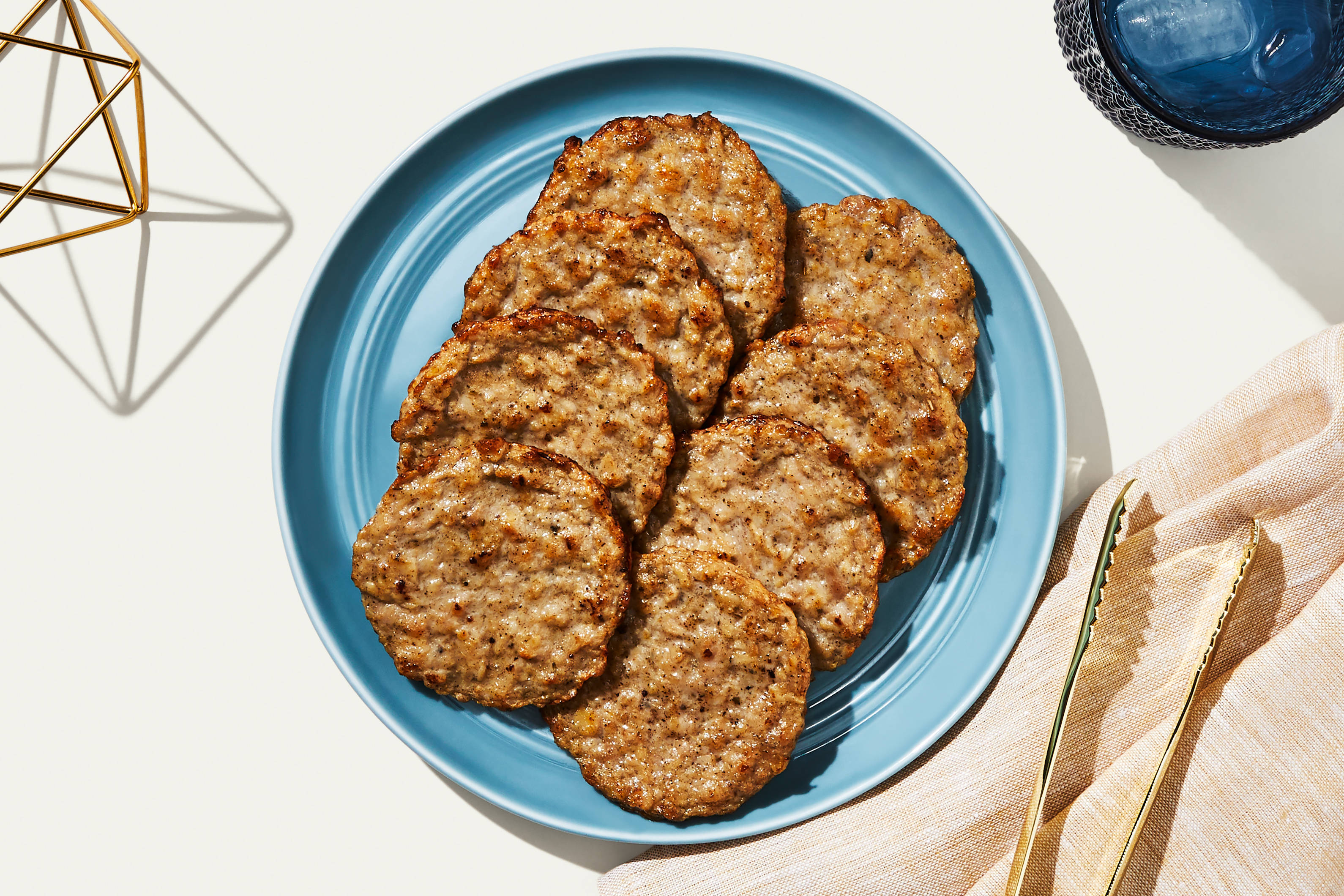 Griddled Chicken Sausage Patties