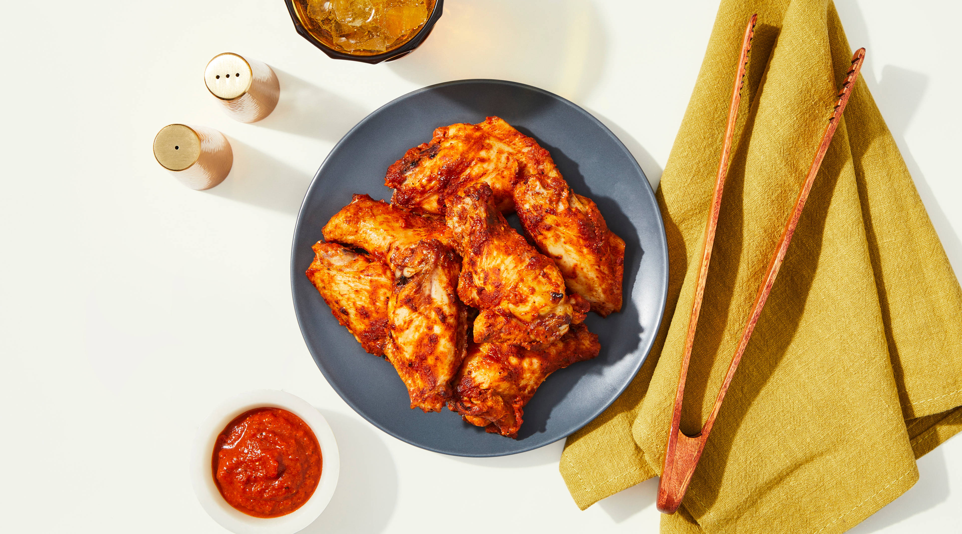 Harissa-Spiced Chicken Wings 