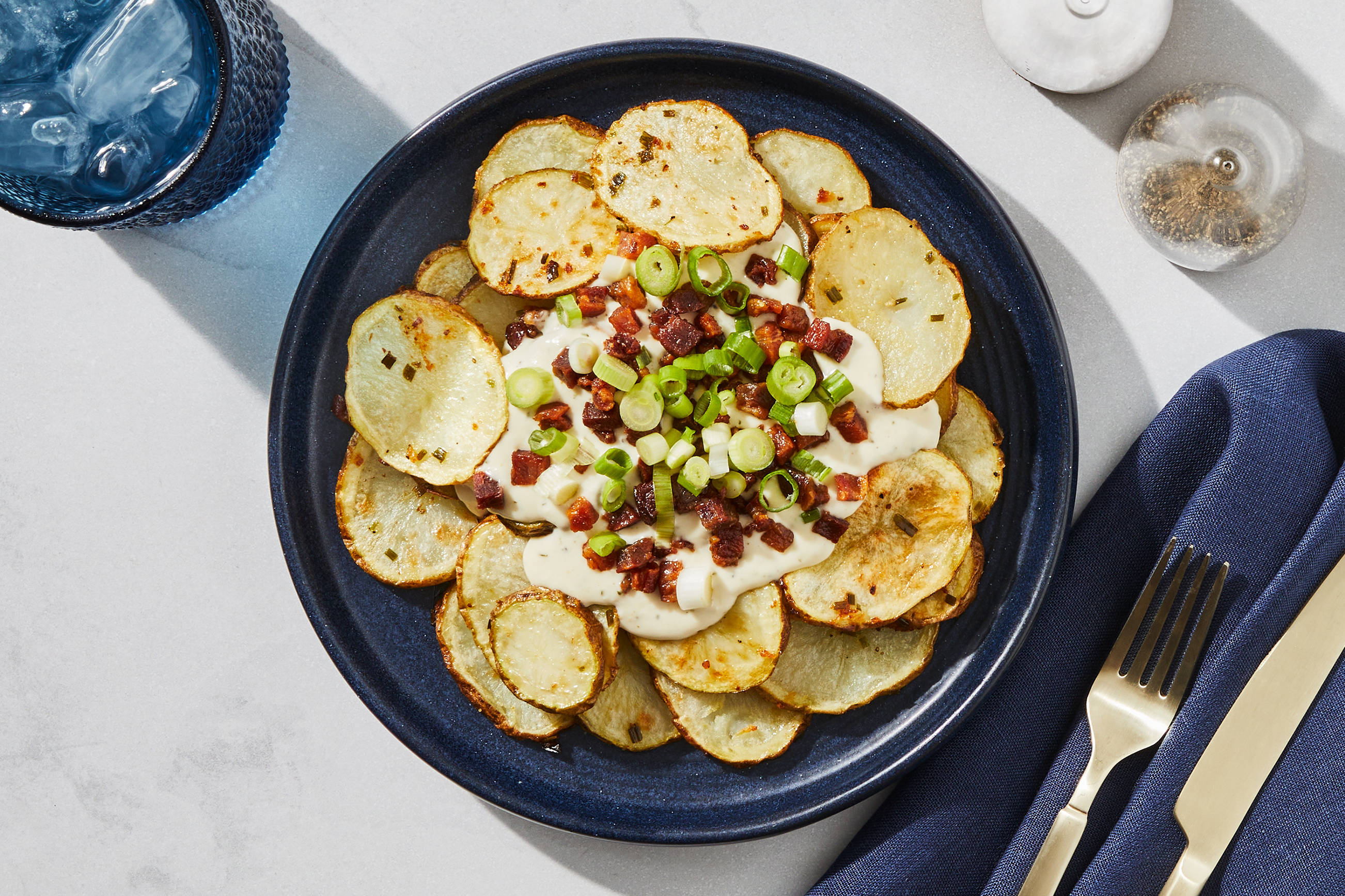 Roasted Garlic Au Gratin Potato & Bacon