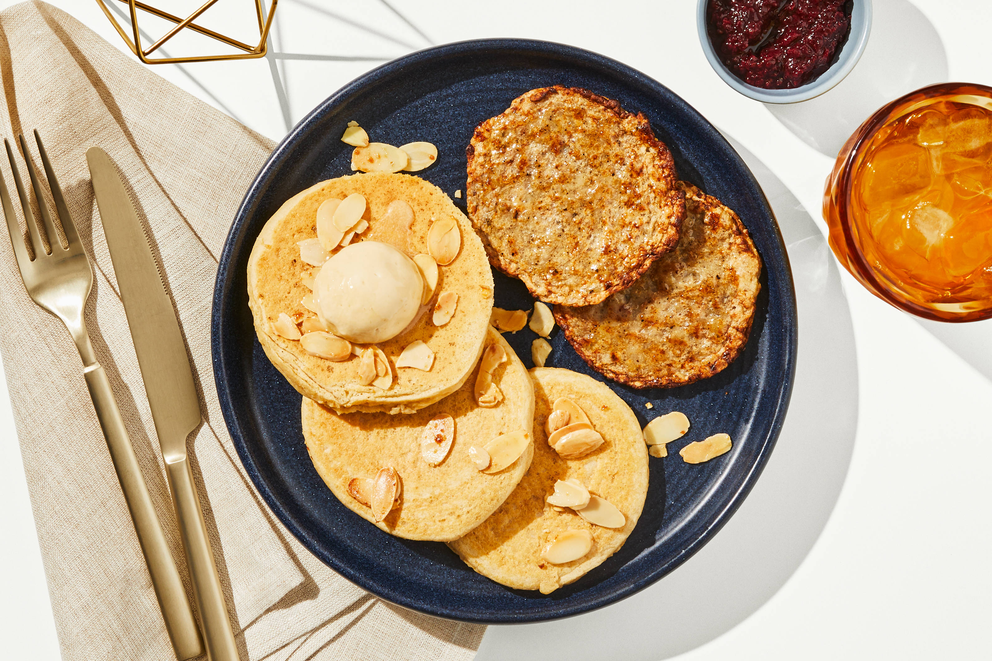 Cherry Almond Pancakes