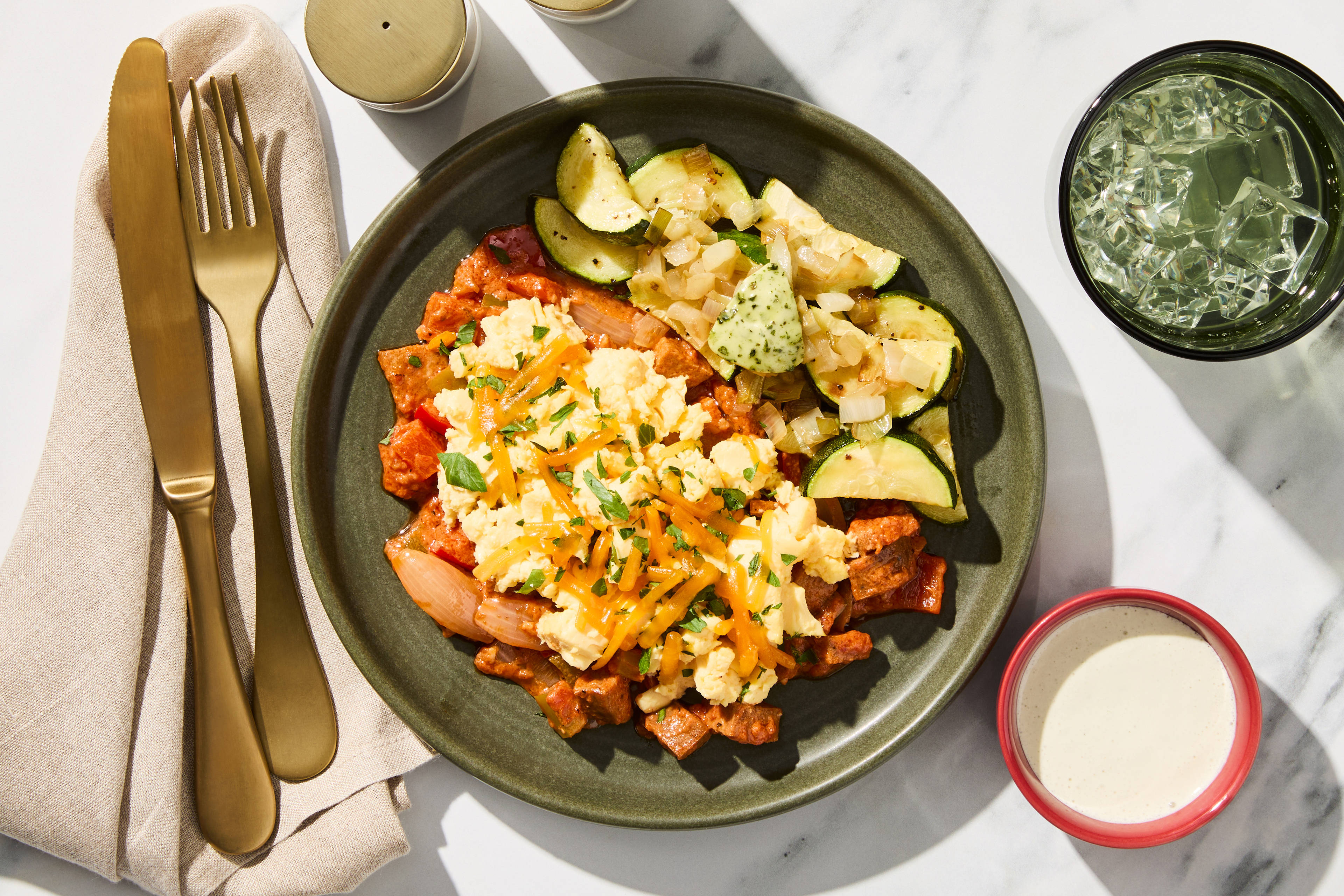 Cajun Andouille Sausage & Eggs