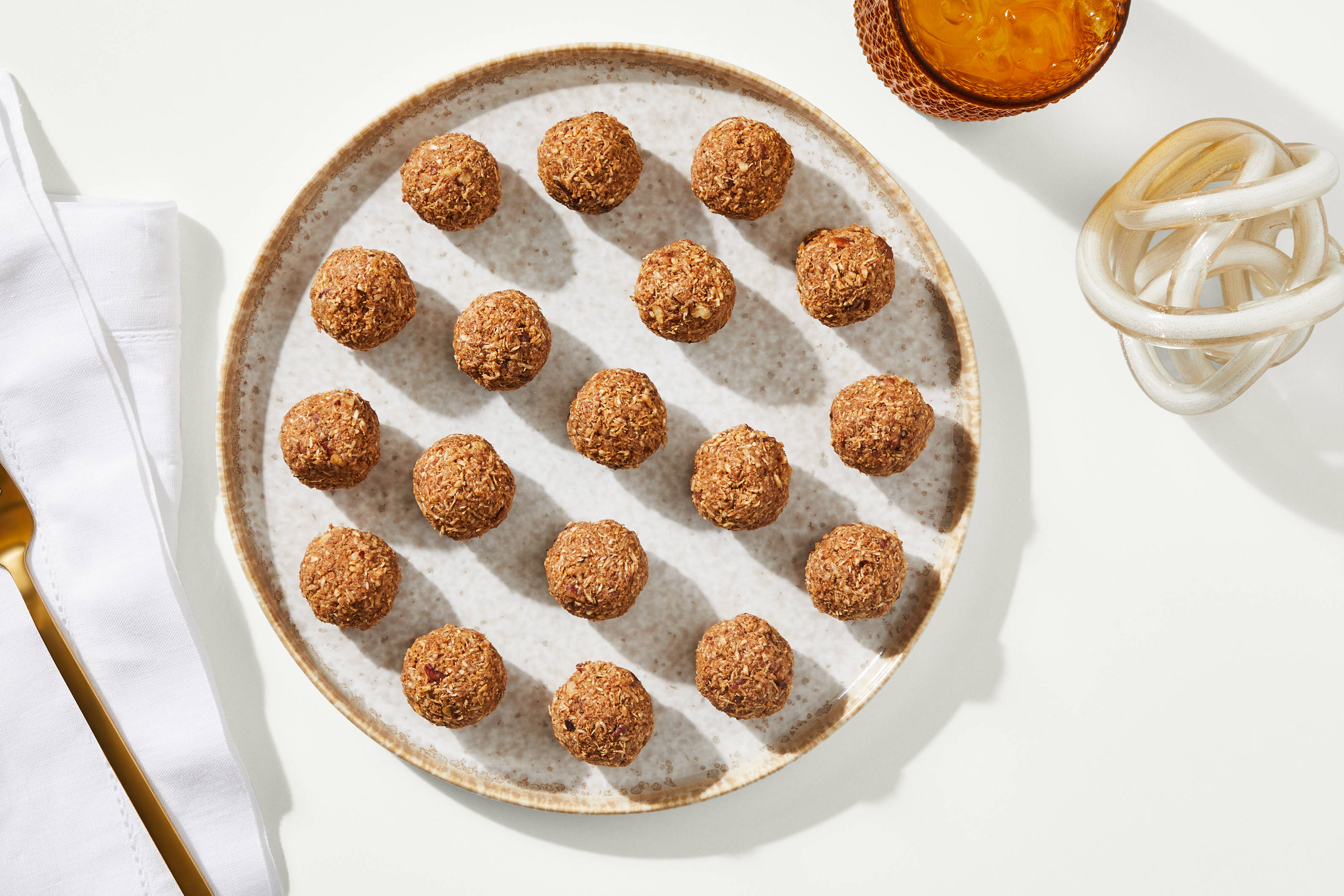 Brown Butter Pecan Coconut Bites