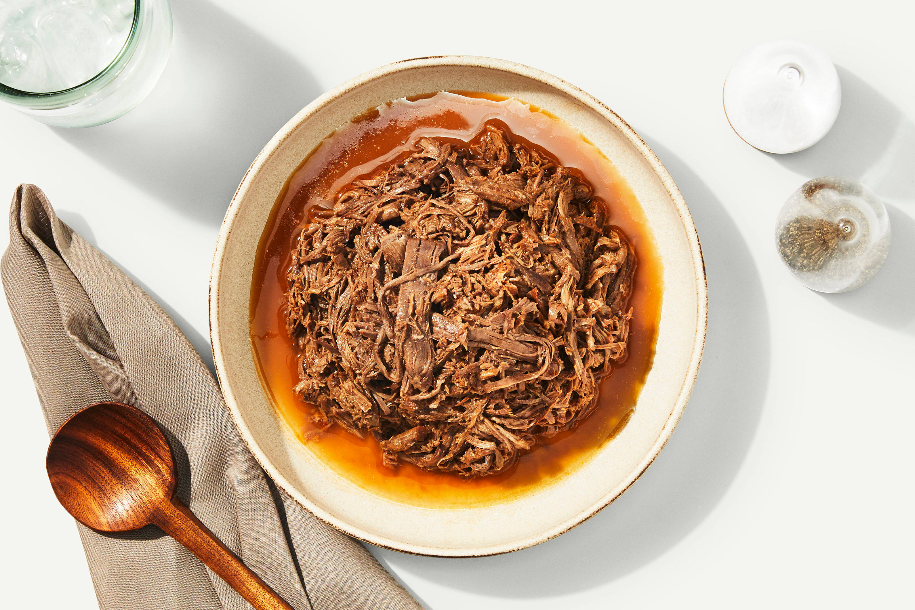 BBQ Rubbed Shredded Brisket
