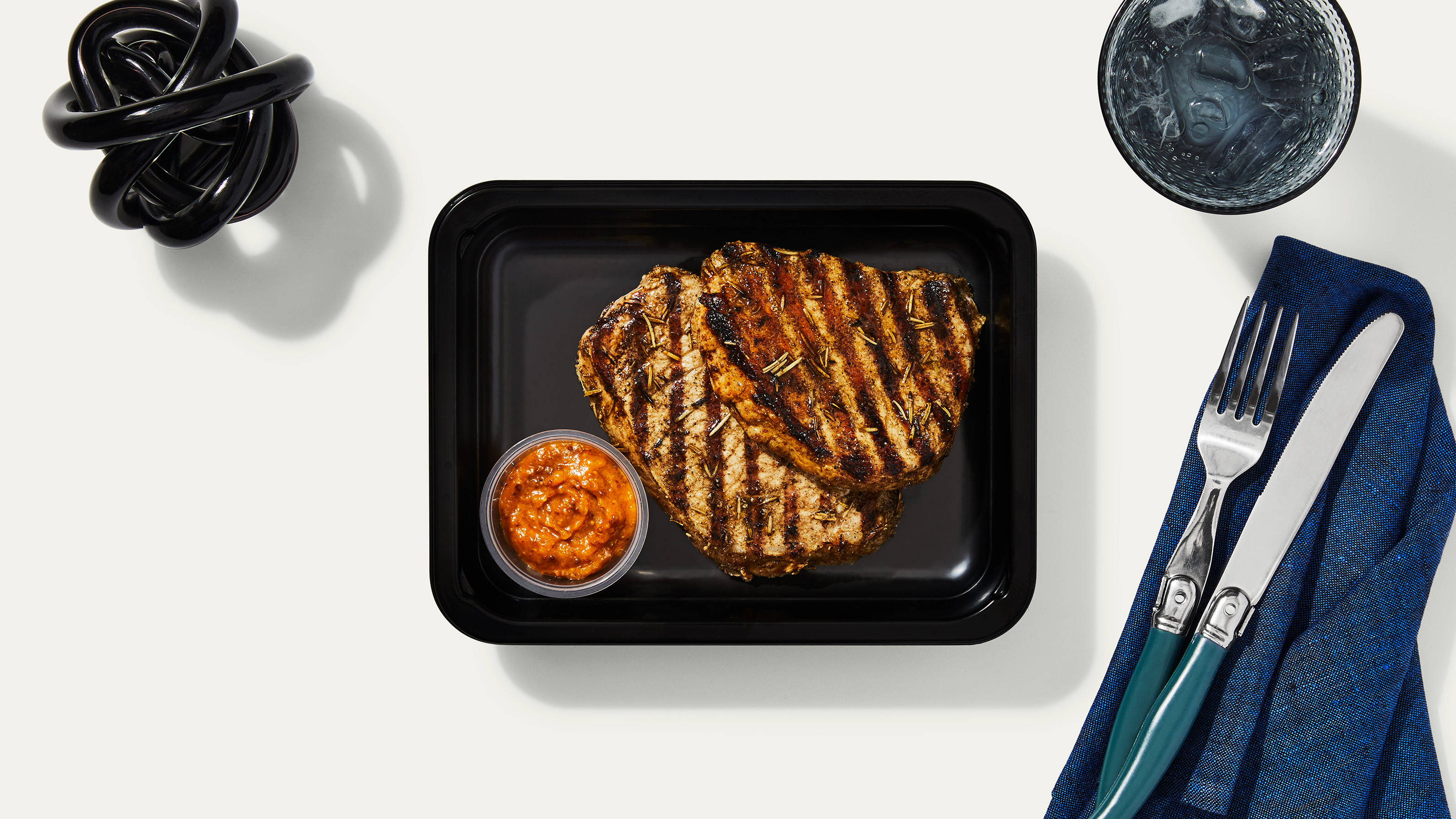 Herb Grilled Pork Chops