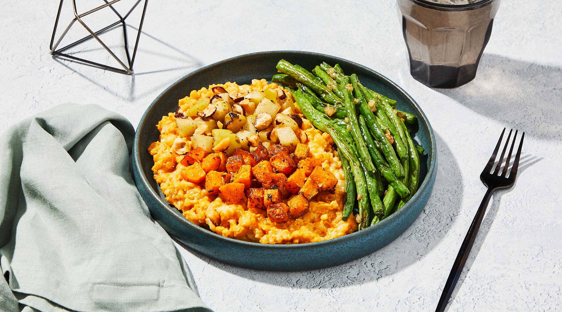Butternut Squash Risotto + Chicken