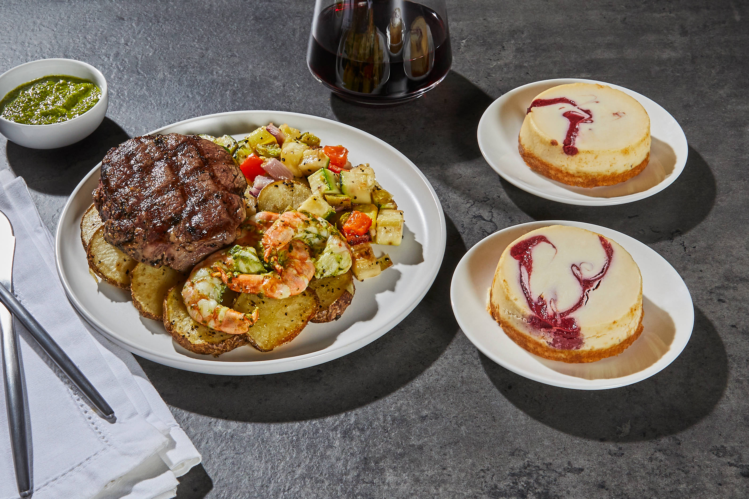 Cupid's Chimichurri Filet & Shrimp