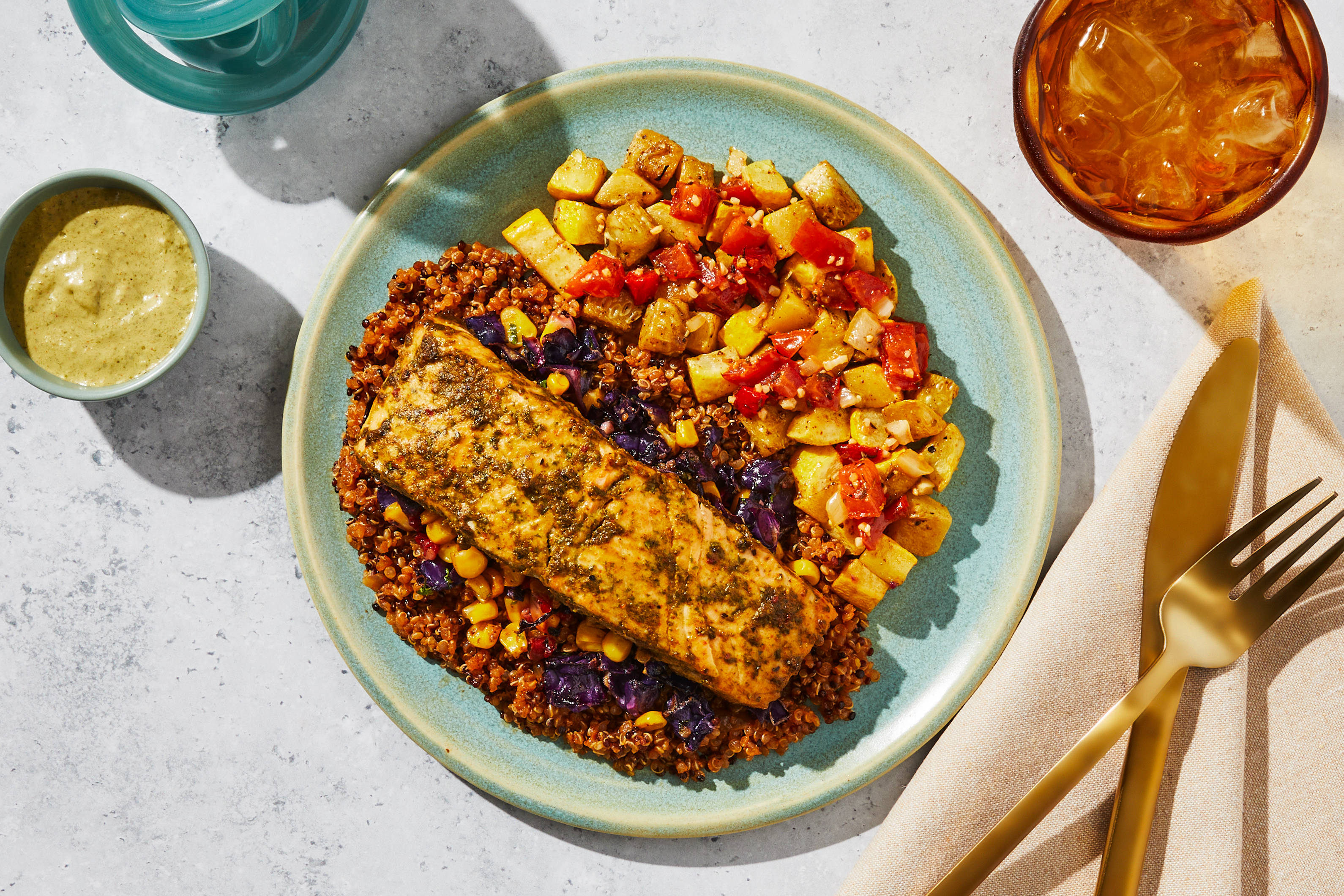 Chile-Cilantro Salmon