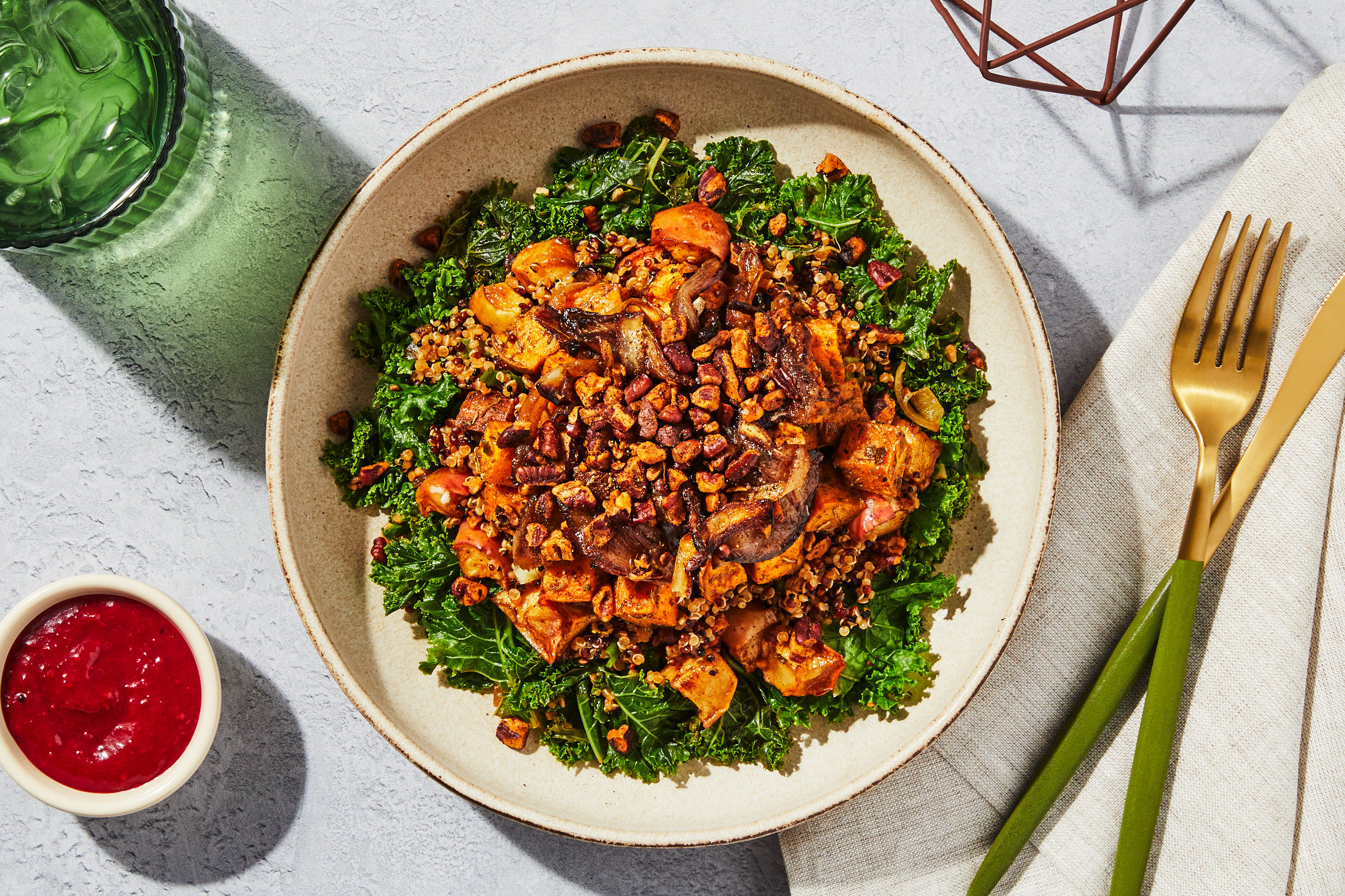 Sweet Potato, Kale & Quinoa + Chicken