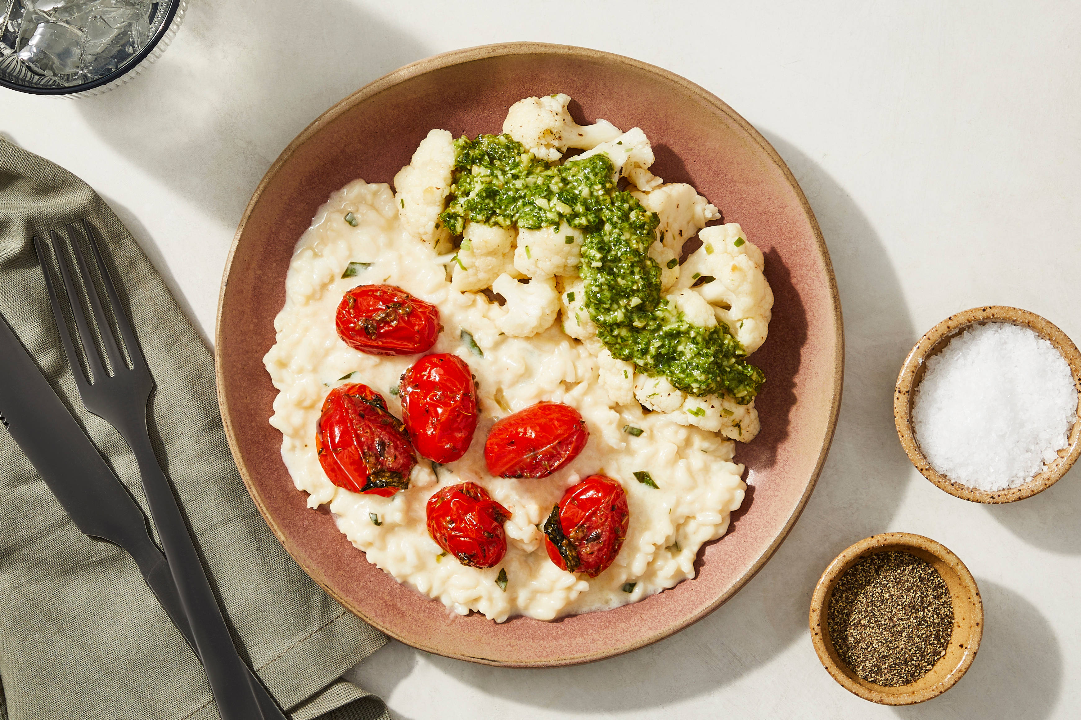"Bruschetta" Risotto + Chicken