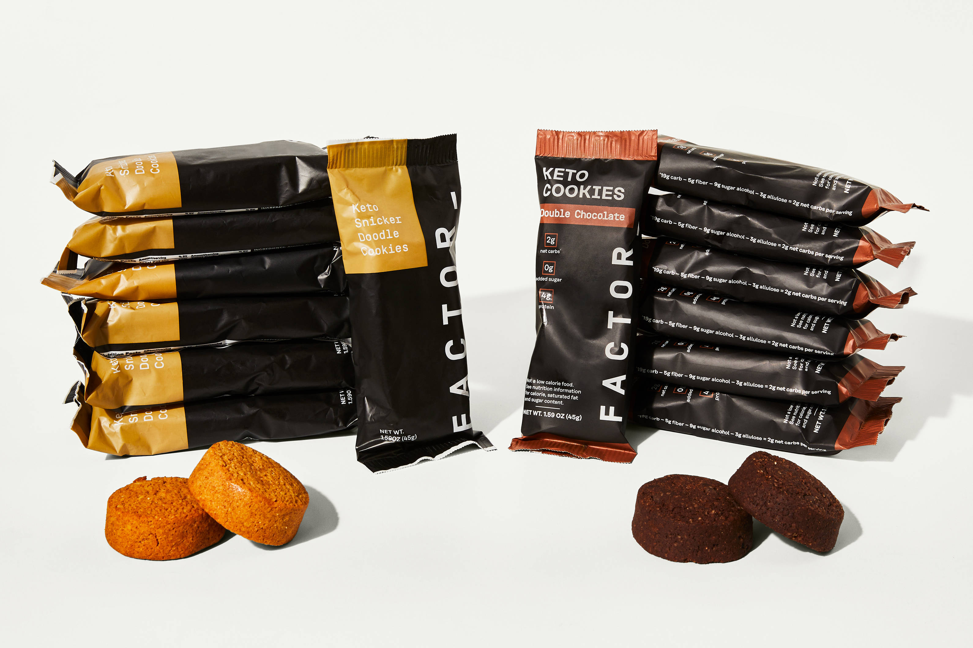 Keto Cookie Bundle - Snickerdoodle & Double Chocolate Variety Pack