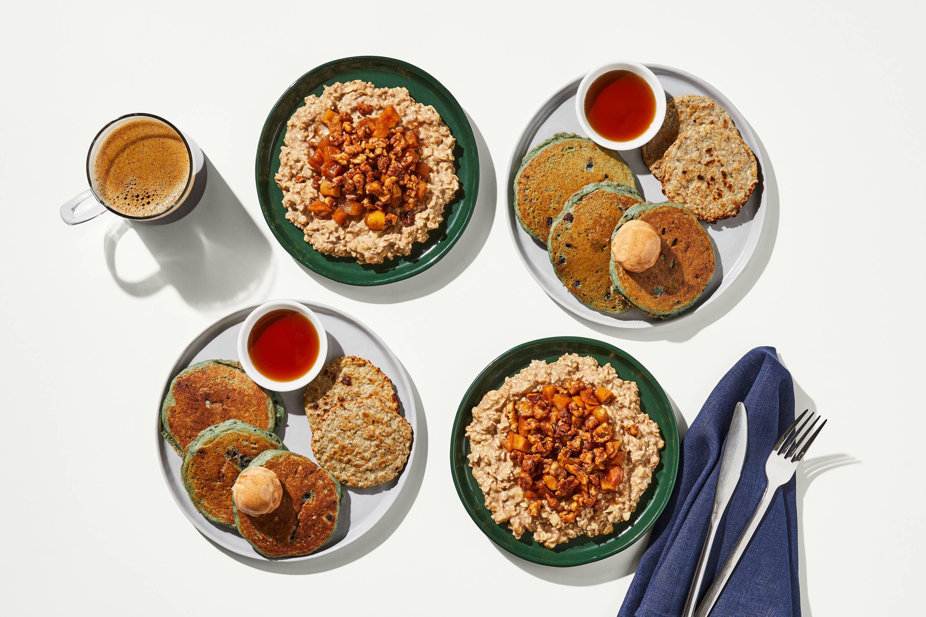Breakfast Bundle - Blueberry Pancakes & Apple Cinnamon Overnight Oats
