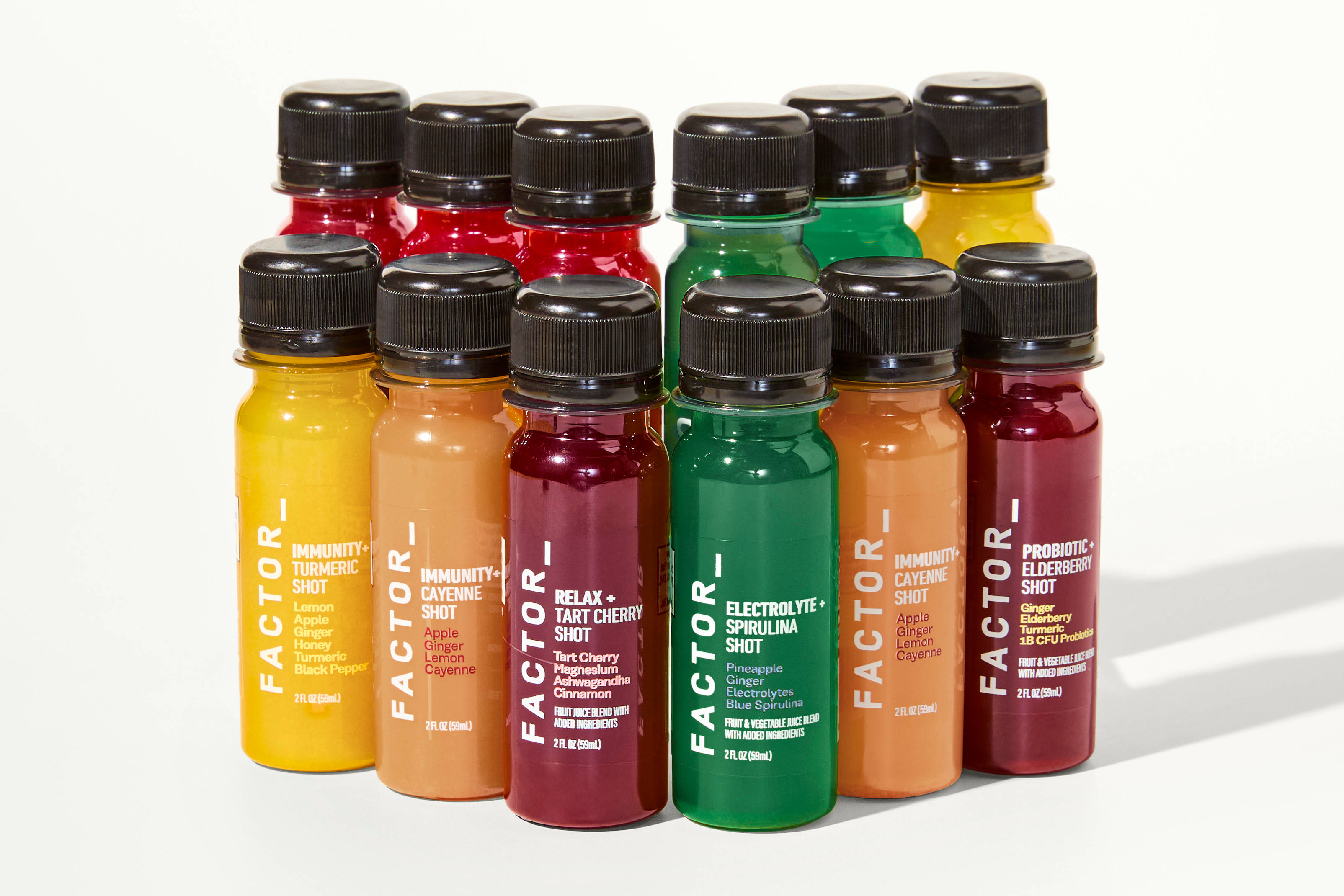 Relax & Electrolyte + Immunity & Probiotic Wellness Shot Variety Pack Bundle