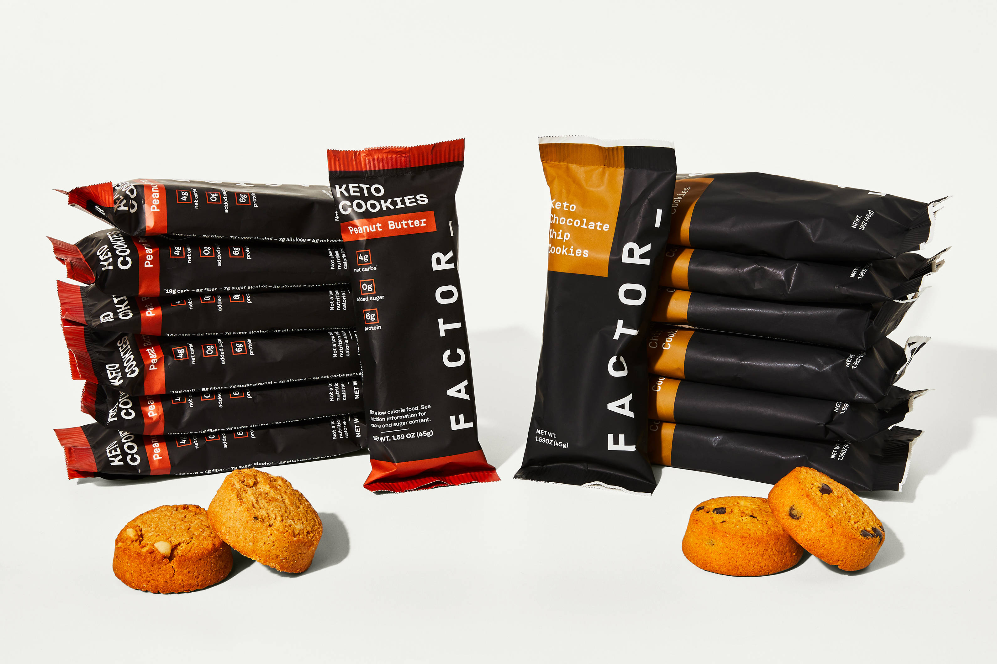 Keto Cookie Bundle - Chocolate Chip & Peanut Butter Variety Pack