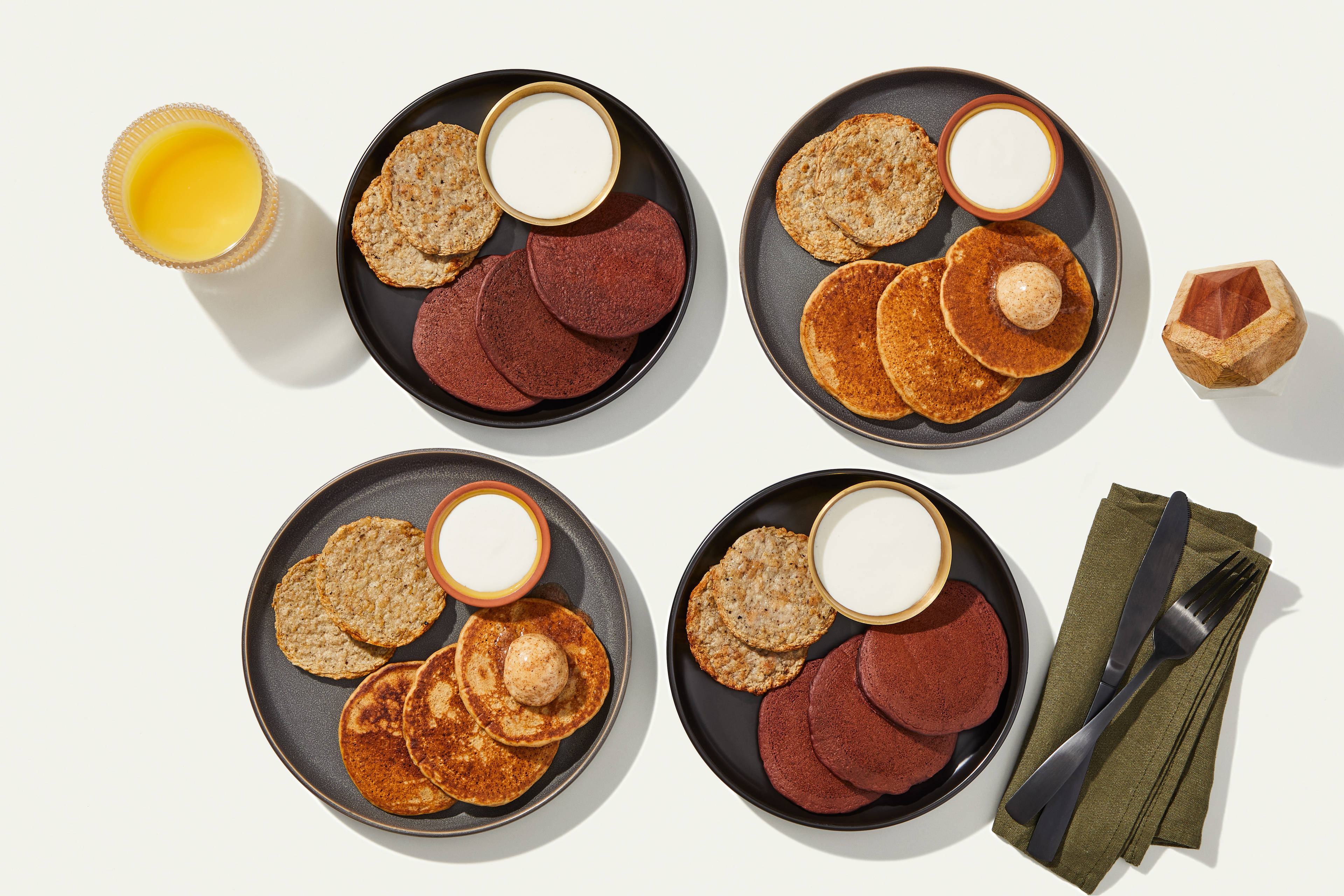 Pancake Bundle - Red Velvet Pancakes & Gingerbread-Spiced Pancakes