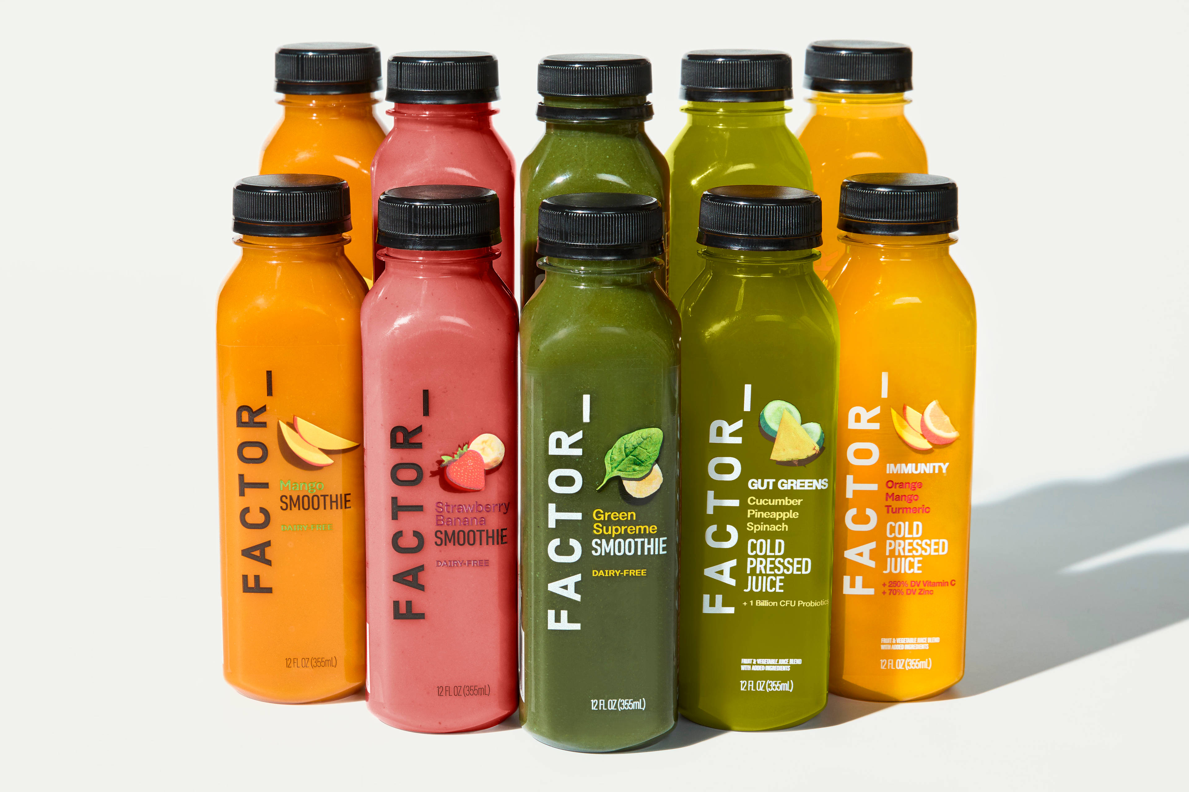 Immunity & Gut Greens Juice & Signature Smoothie Variety Pack Bundle
