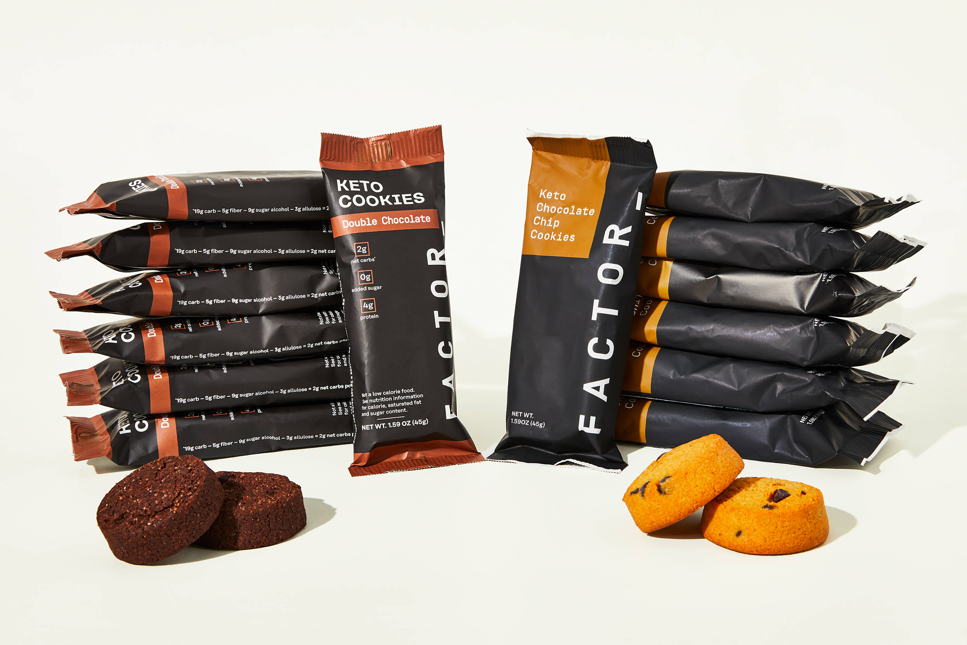 Keto Cookie Bundle - Chocolate Chip & Double Chocolate Variety Pack