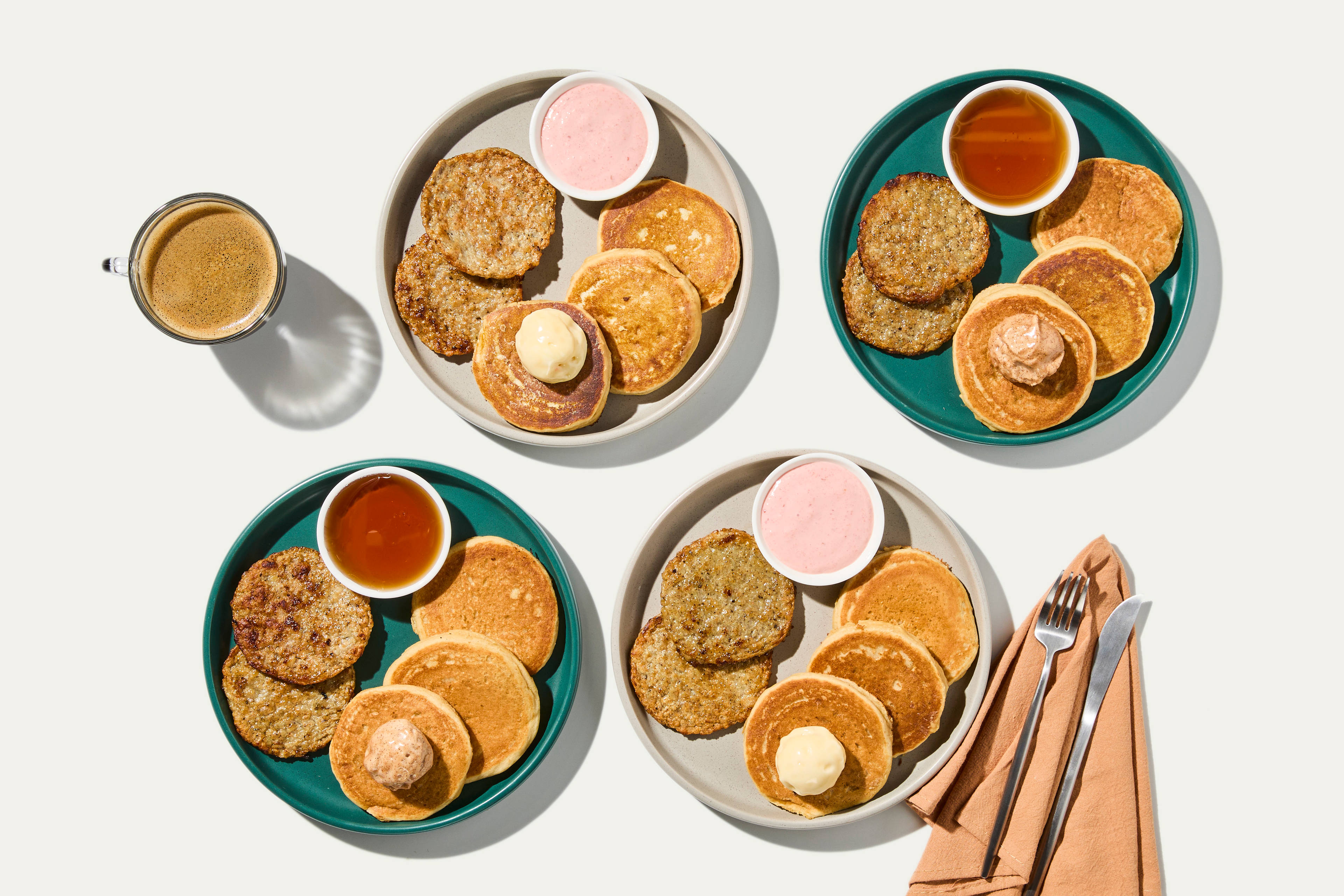 Pancake Bundle - Honey Yogurt Pancakes & Pancakes & Sausage
