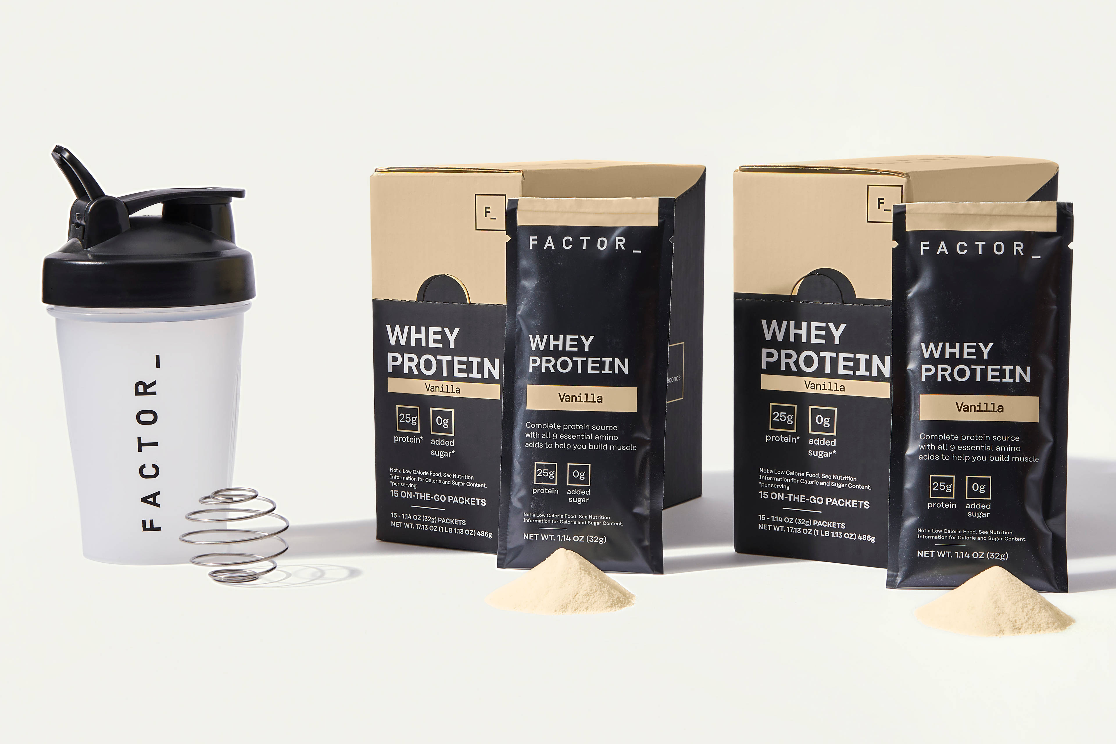 Protein Powder Starter Pack - Vanilla - 30 Servings