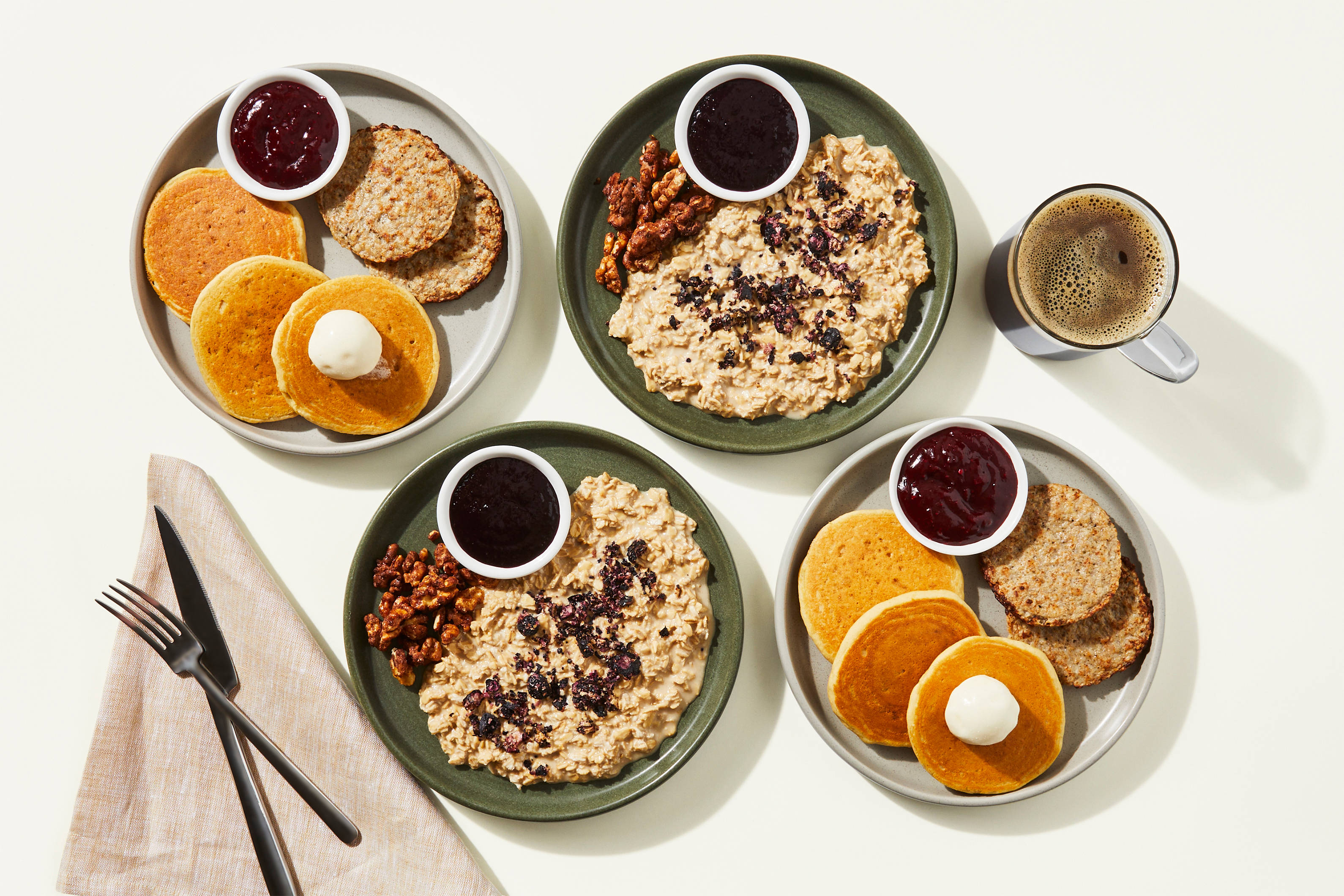 Breakfast Bundle: Orange Pancakes & Blueberry Maple Overnight Oats