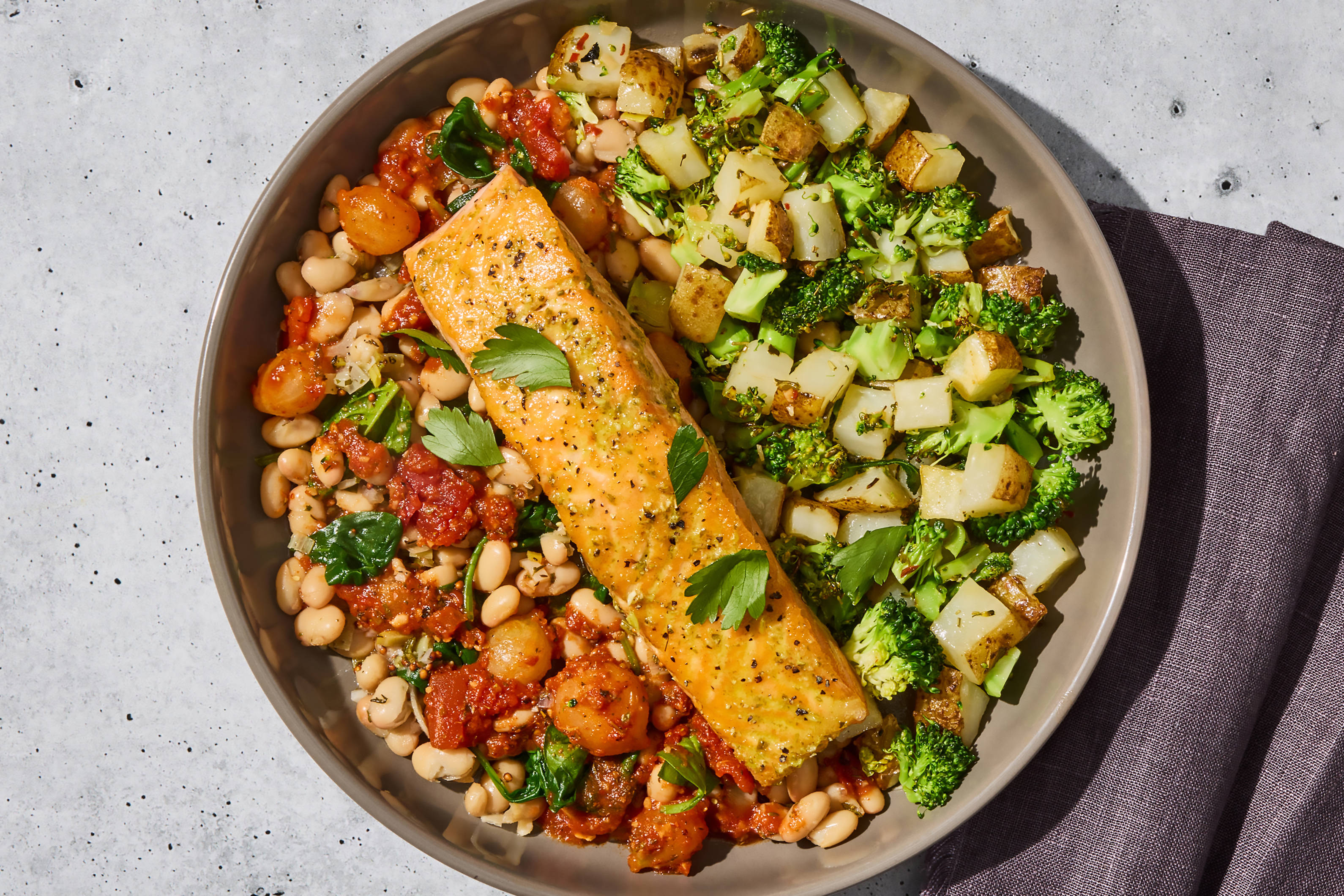Tuscan Pesto Baked Salmon