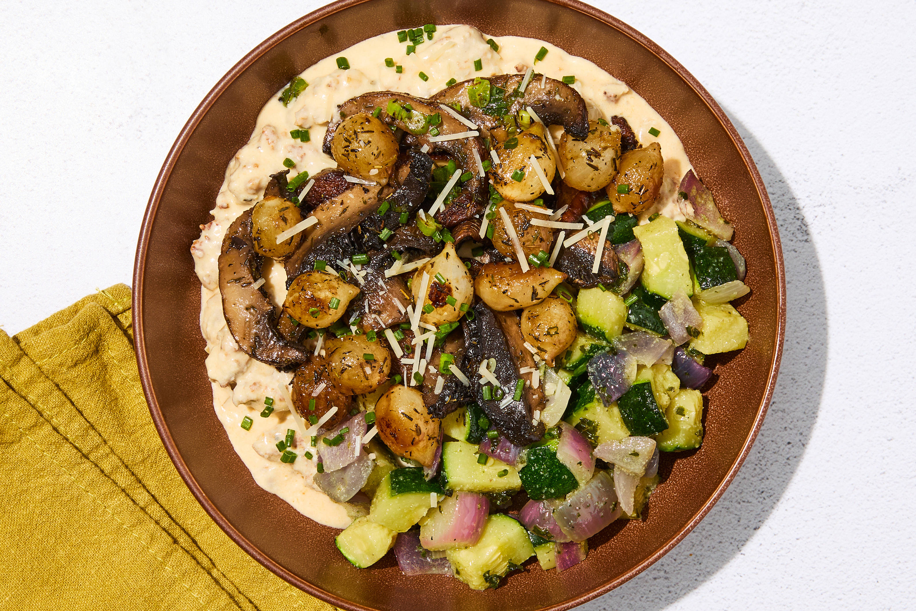 Unstuffed Portobellos & Italian Sausage