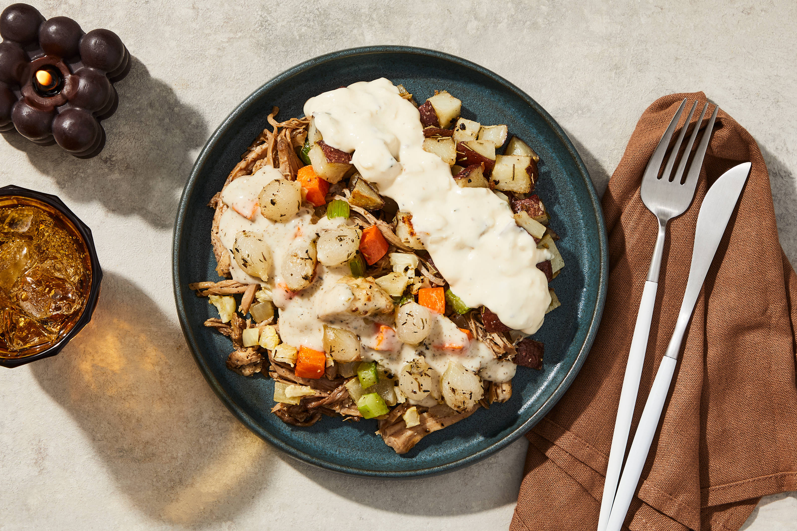 Homestyle Braised Pork & Gravy