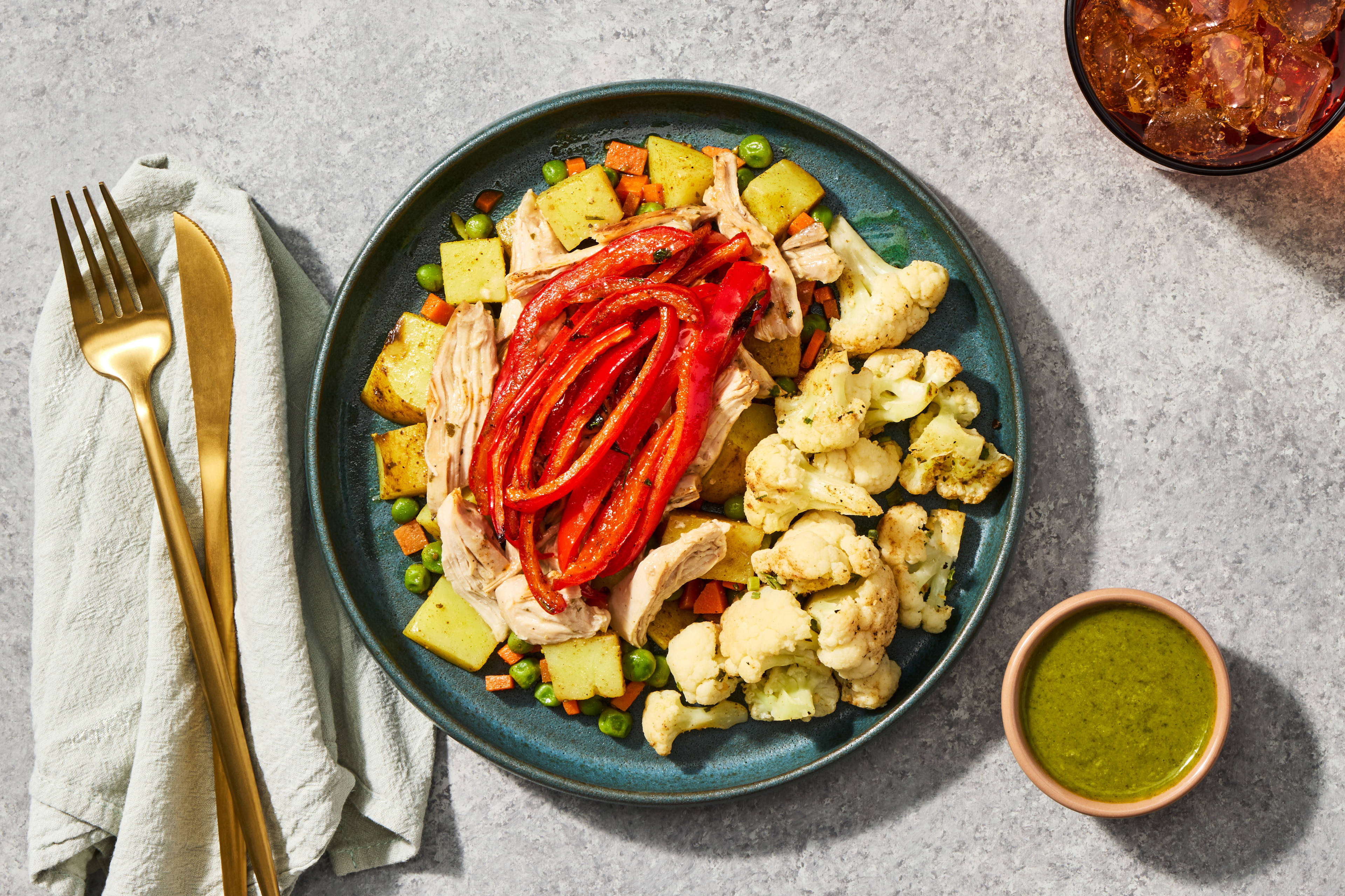 Samosa-Style Shredded Chicken Thighs
