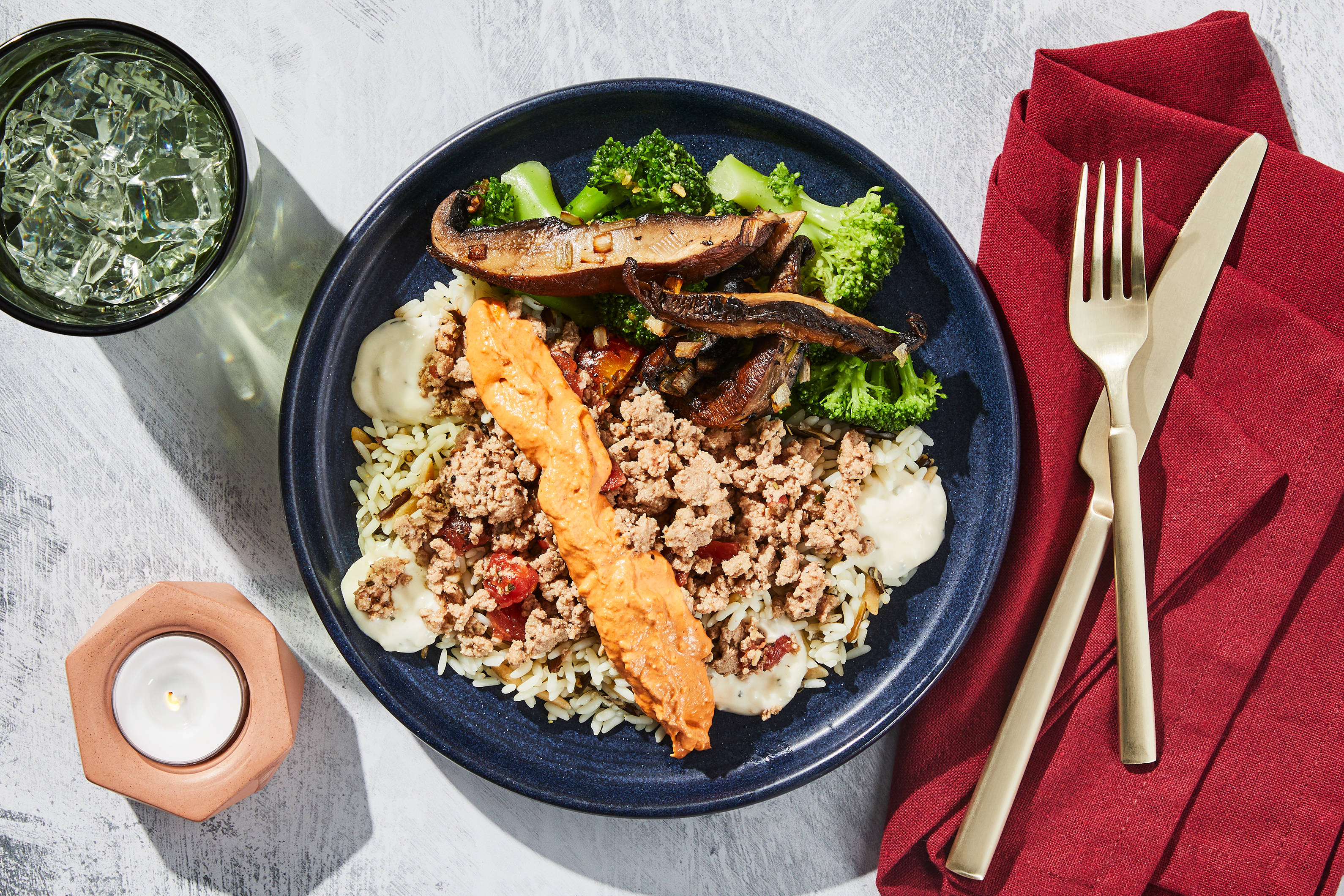 Goat Cheese & Tomato Cream Ground Turkey