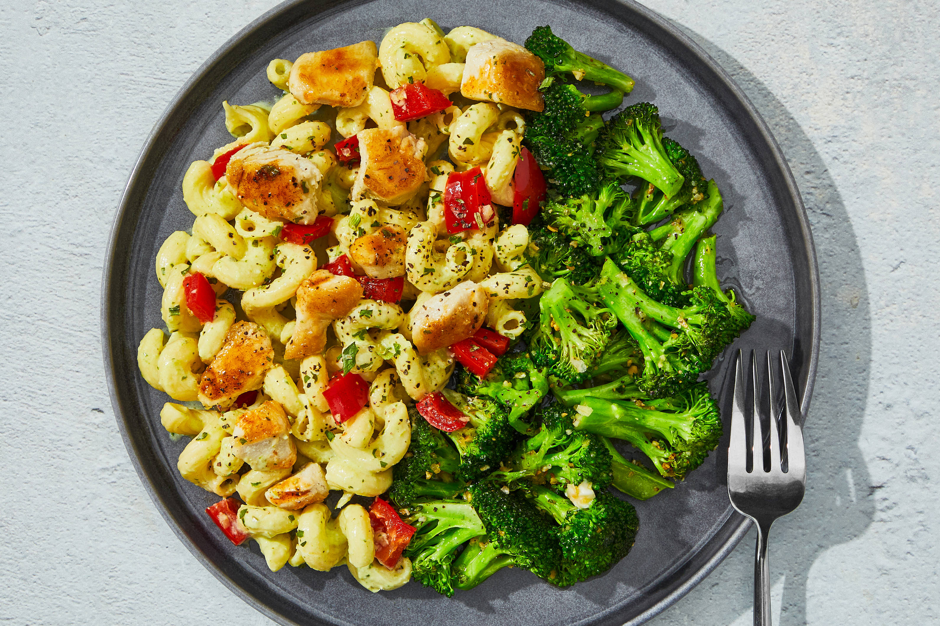 Smoky Chicken & Poblano Cream Cavatappi