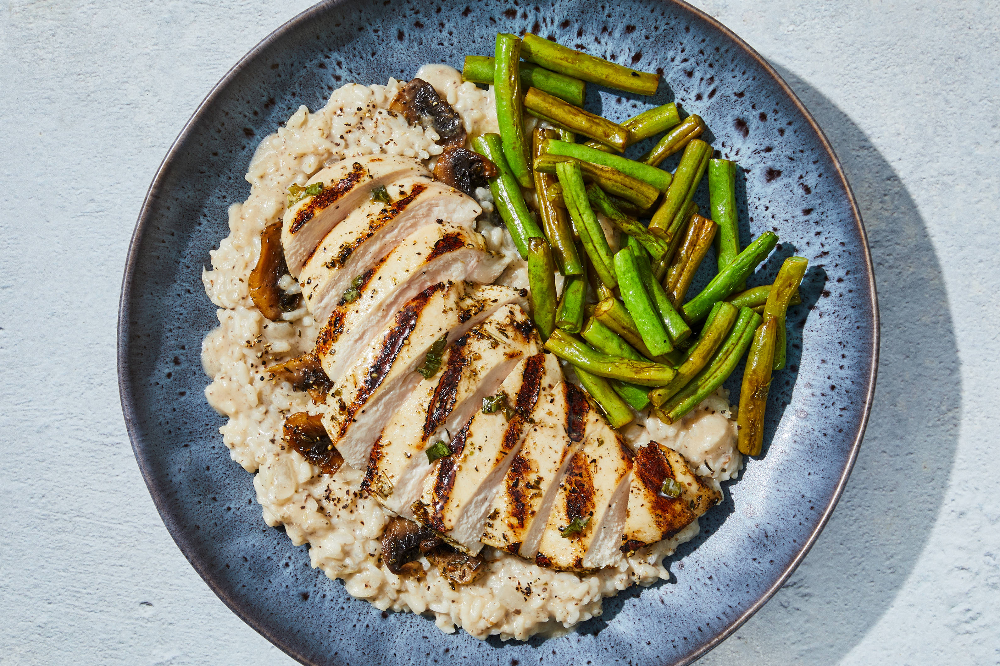 Truffle Butter Chicken & Mushroom Risotto