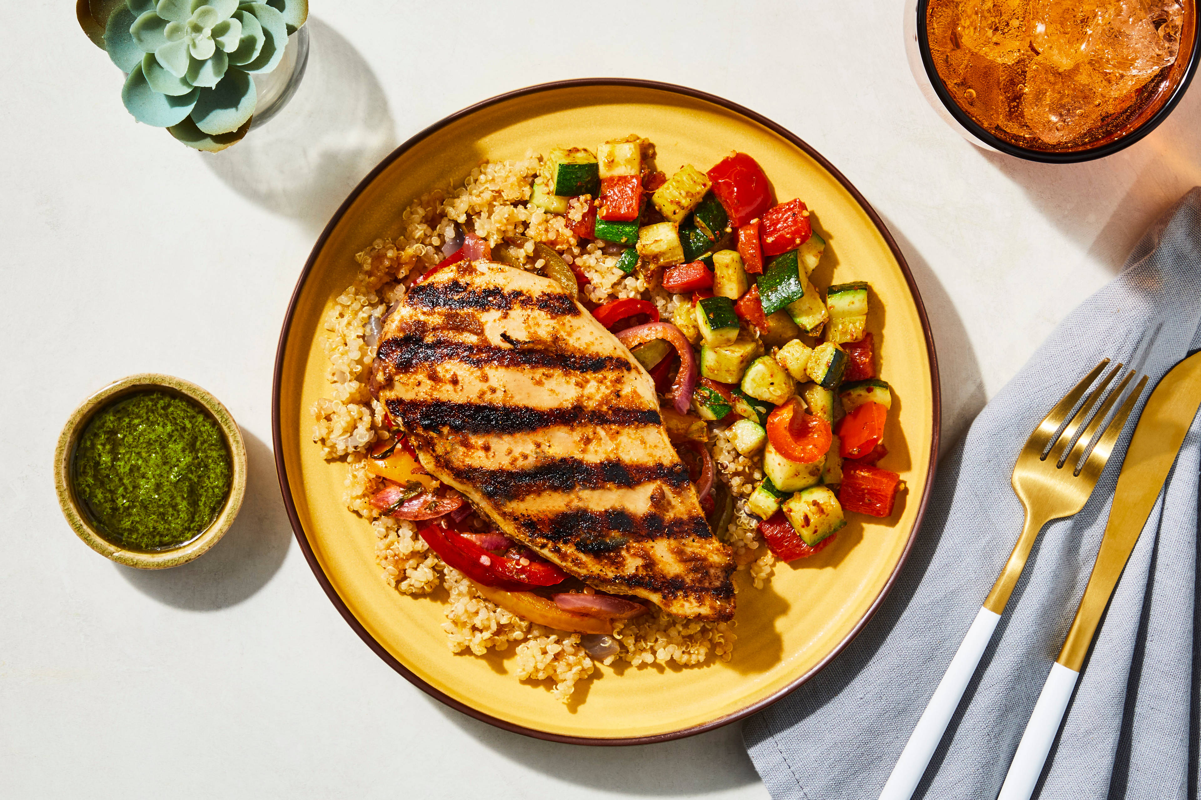 Chermoula Chicken & Apricot Quinoa