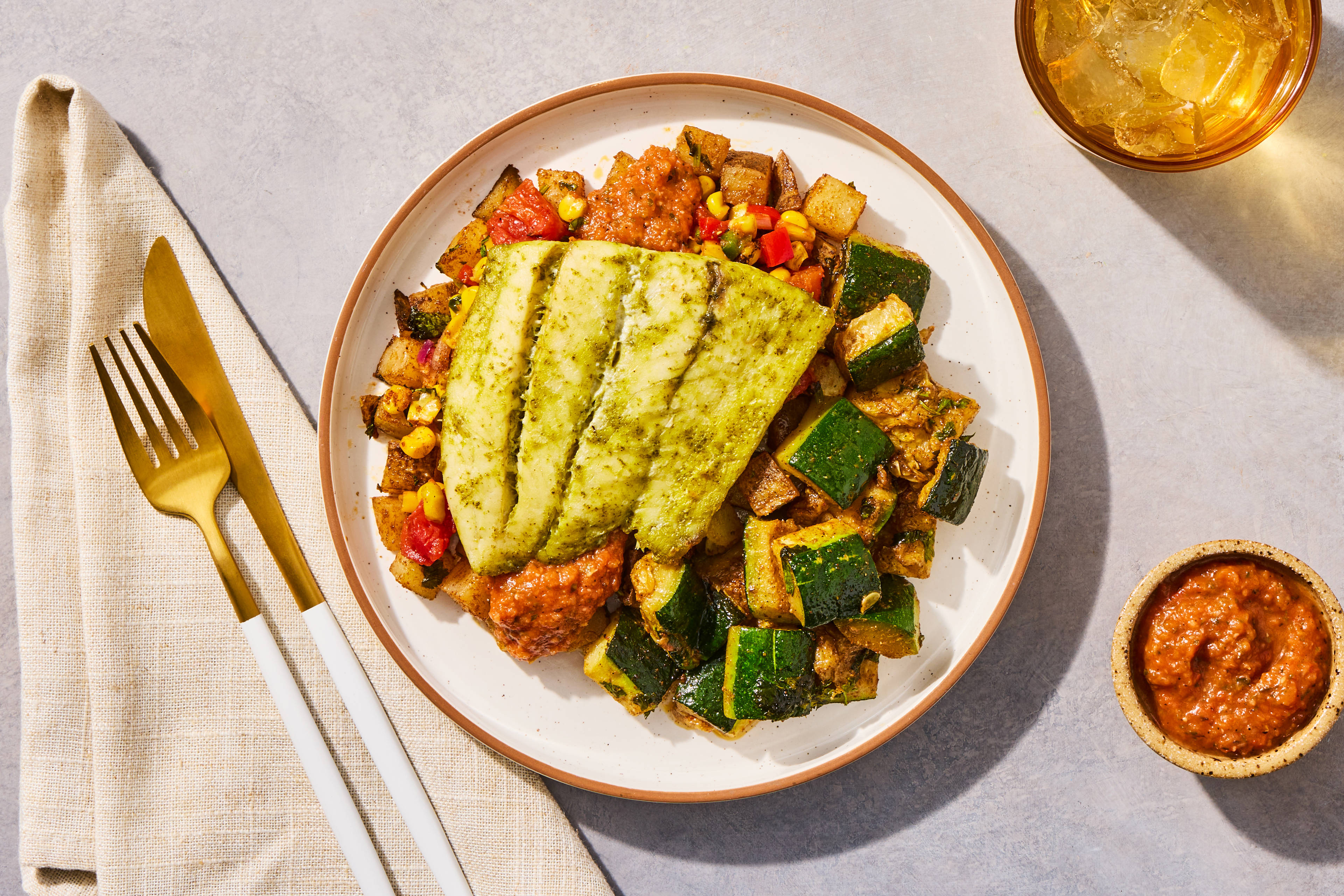 Barramundi Verde & Tomato Salsa