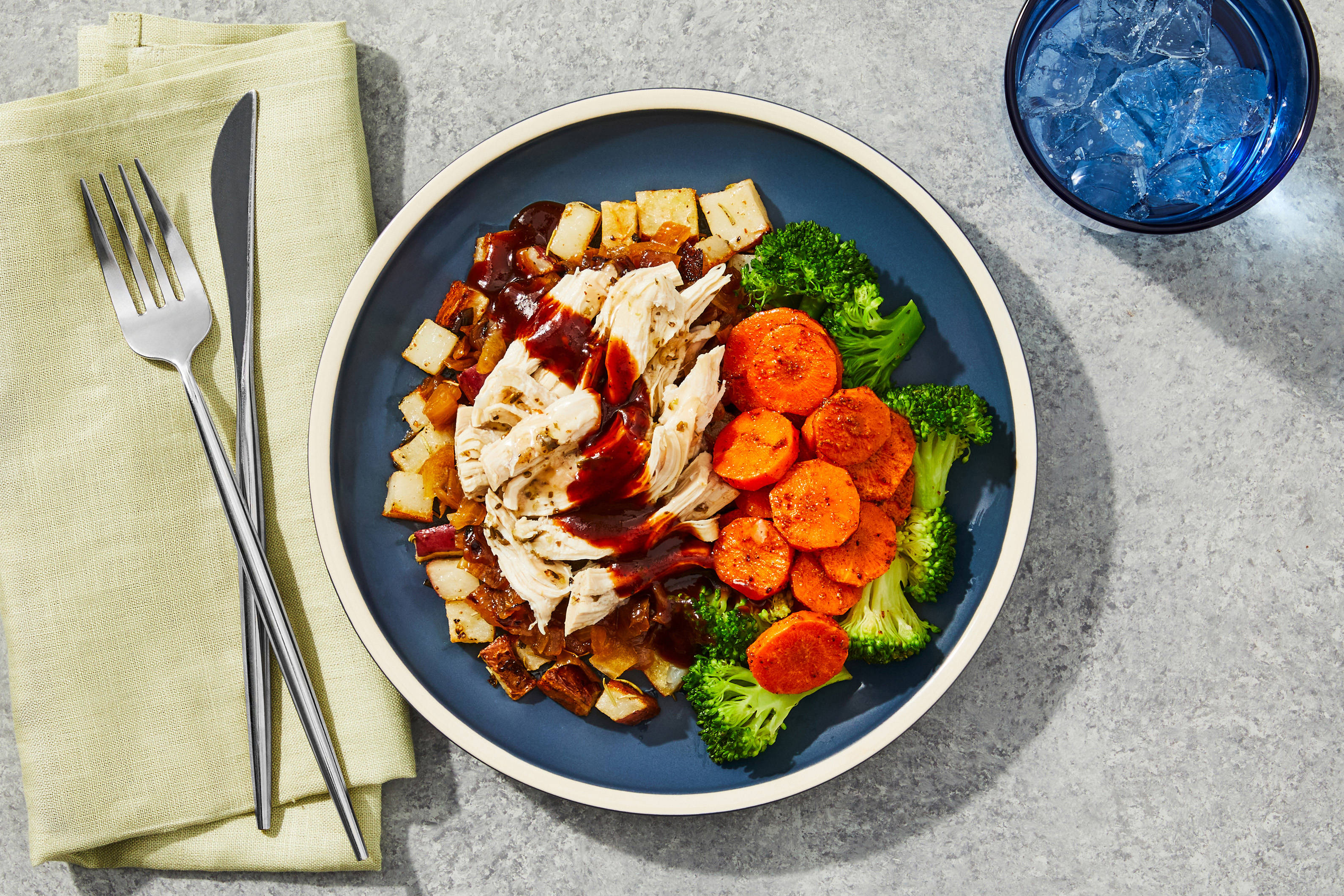 BBQ Sauce Pulled Chicken