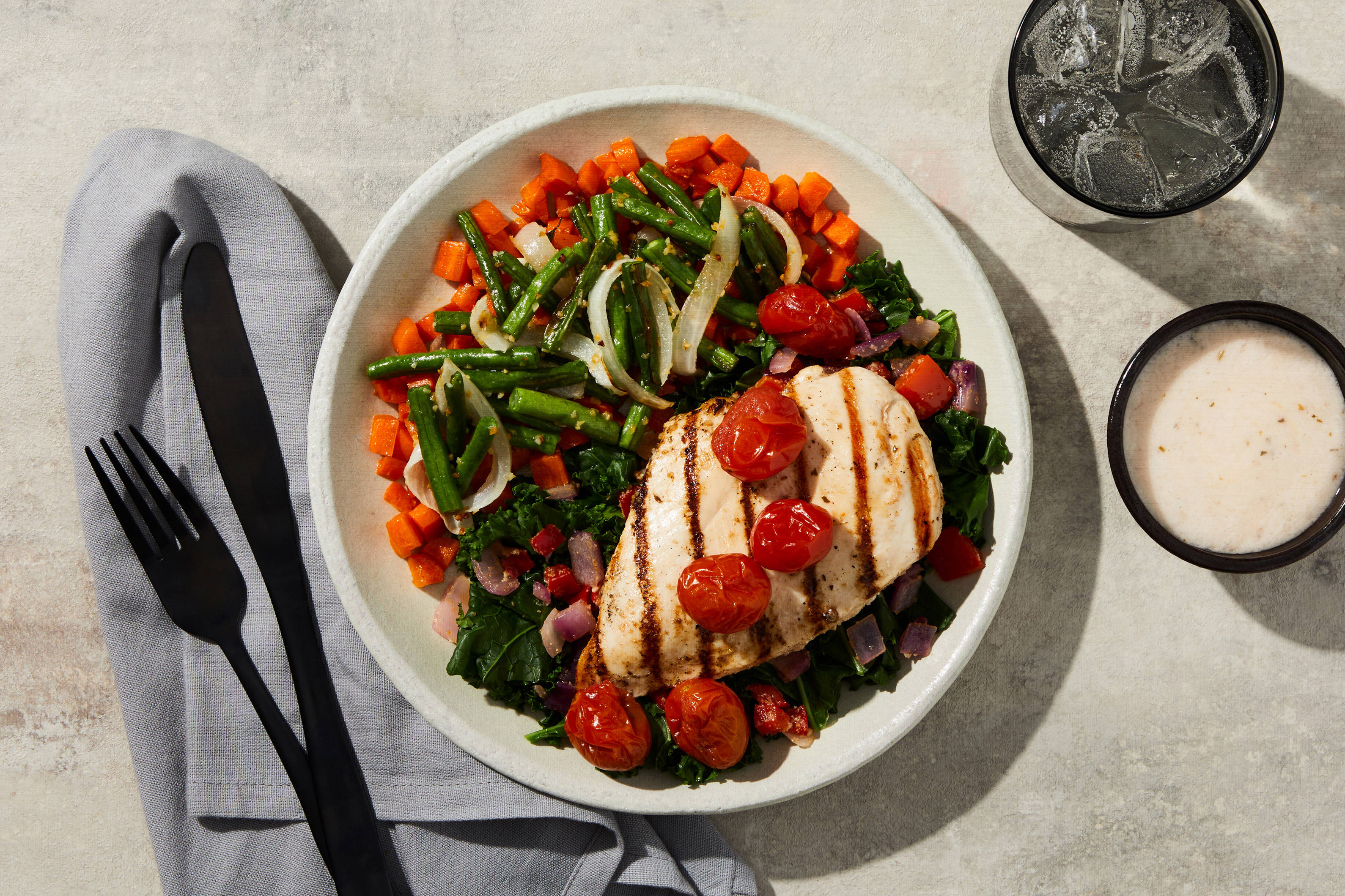 Grilled Chicken & Lemon Herb Vinaigrette