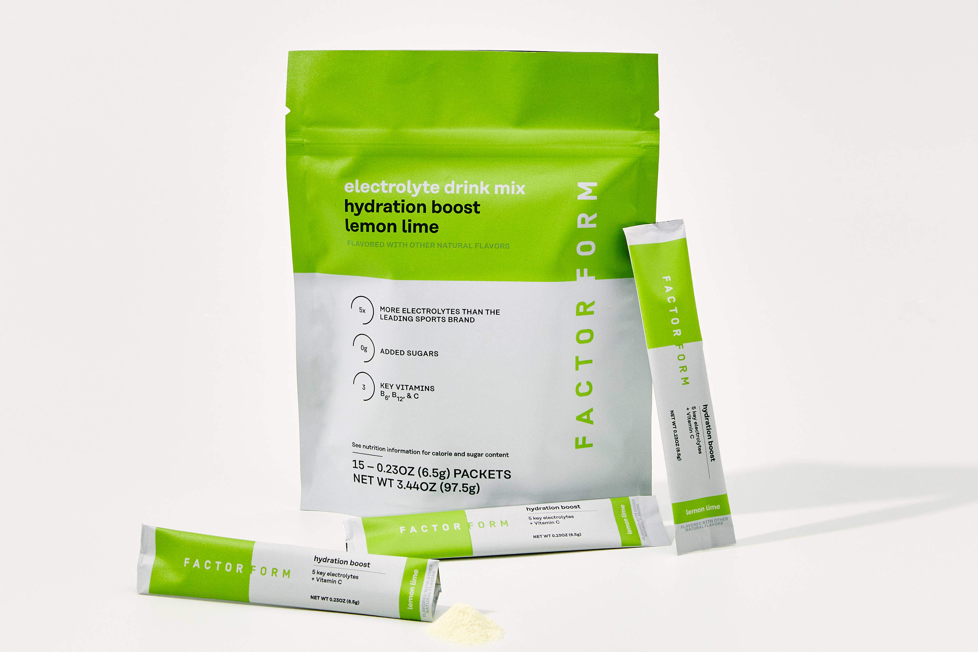 Factor Form Hydration Boost - Lemon Lime - 15 Servings
